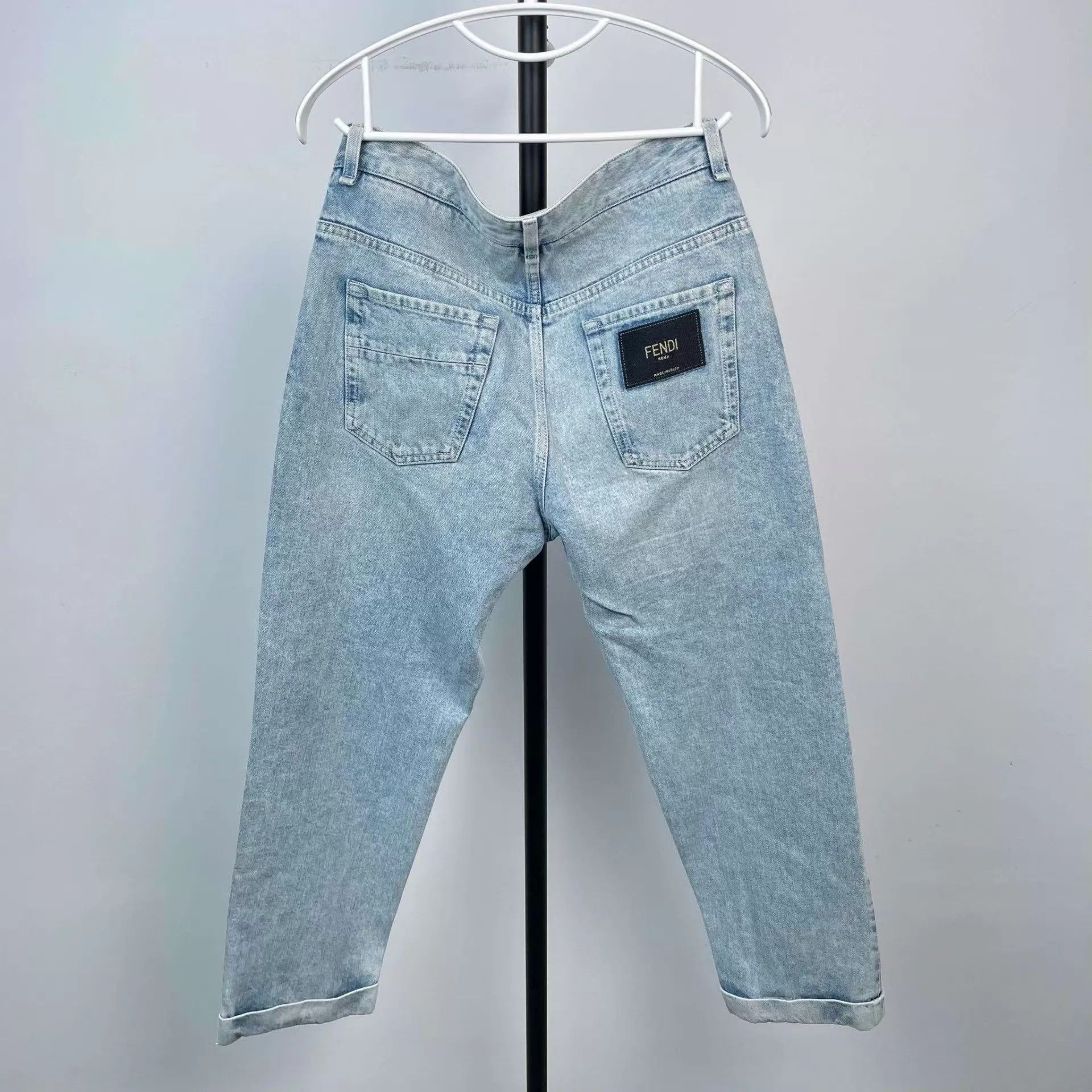 Fendi Fendi Light Blue Jeans 31 Size 31" - 2 Thumbnail