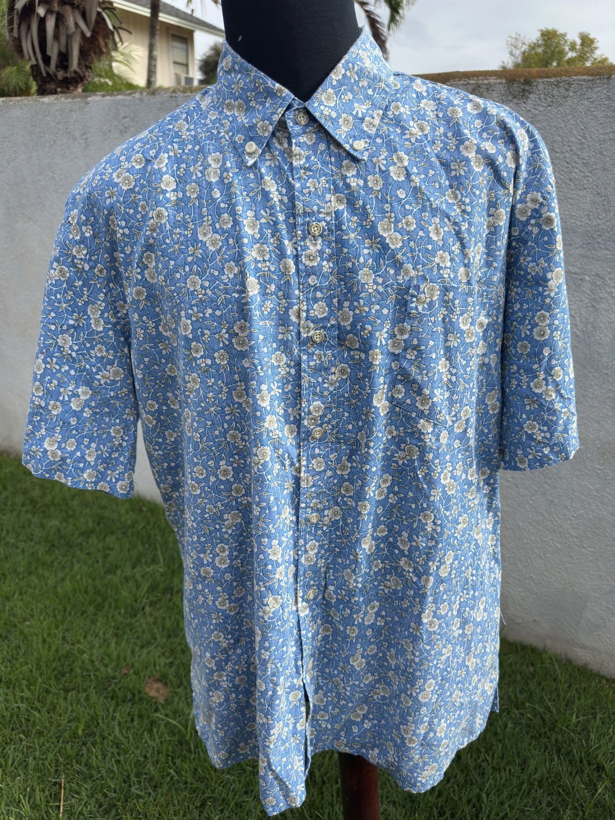 Reyn Spooner PreOwned Reyn Spooner Classic Blue Hawaiian Print Men's XL Size US XL / EU 56 / 4 - 1 Thumbnail
