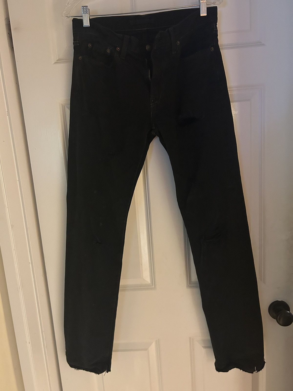 Maison MIHARA YASUHIRO Miharayasuhiro Black Denim Jeans Size US 30 / EU 46 - 1 Thumbnail