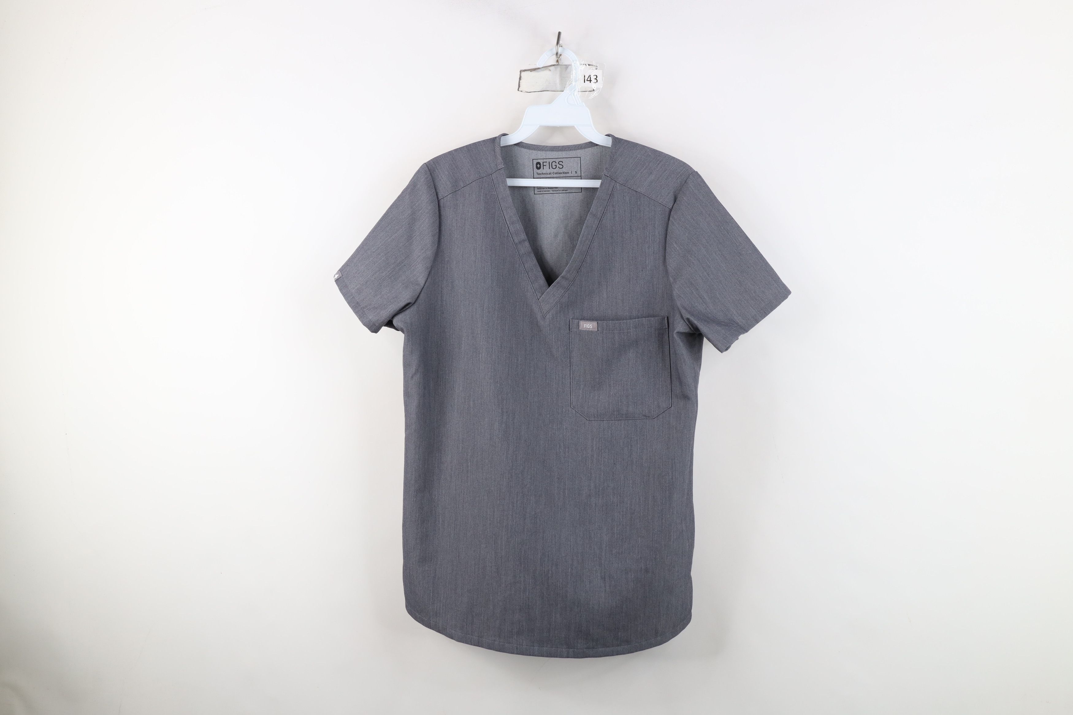 Vintage Figs Technical Collection Short Sleeve Nurse Hospital Shirt Size S / US 4 / IT 40 - 1 Thumbnail