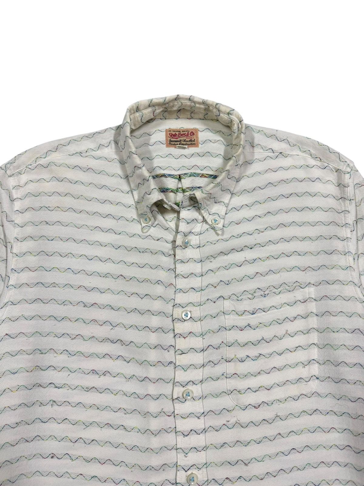 Sun Surf × Toyo Enterprises × Vintage Vtg🔥Style Eyes Sunsurf Sashiko Toyo Enterprise Shirt Size US M / EU 48-50 / 2 - 3 Thumbnail