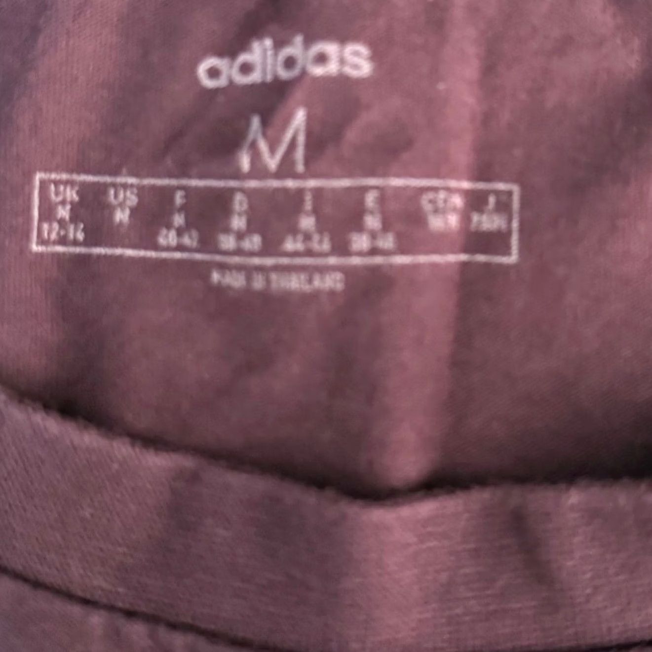 Adidas Adidas T-Shirt Womens M Purple Sporty Gymwear GE1196 Short Sleeve Logo Crew Neck Size M / US 6-8 / IT 42-44 - 4 Thumbnail