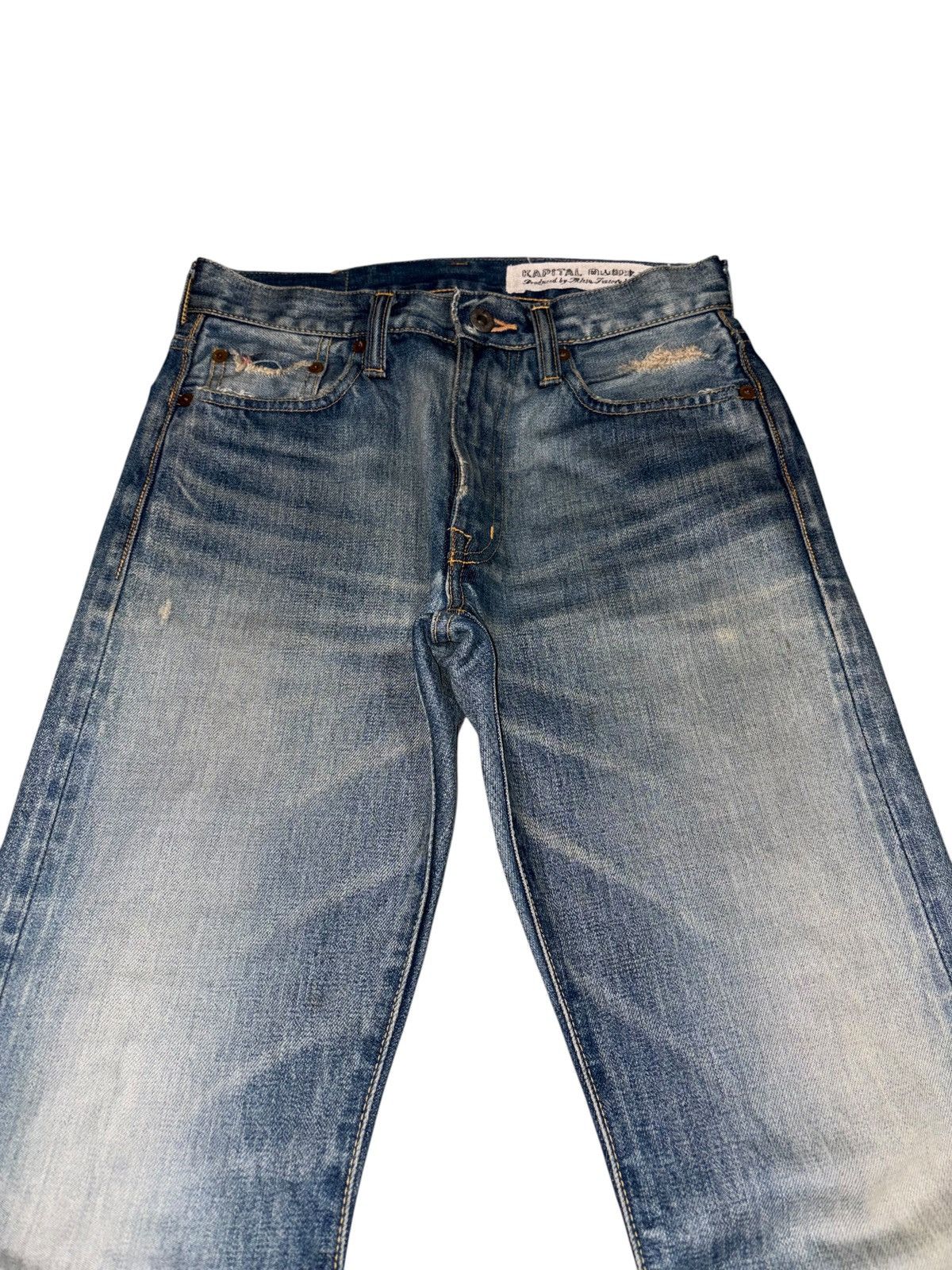 Kapital Kapital Selvedge Boot Flare Jeans Denim sand wash Bellbo Th Size US 28 / EU 44 - 3 Thumbnail