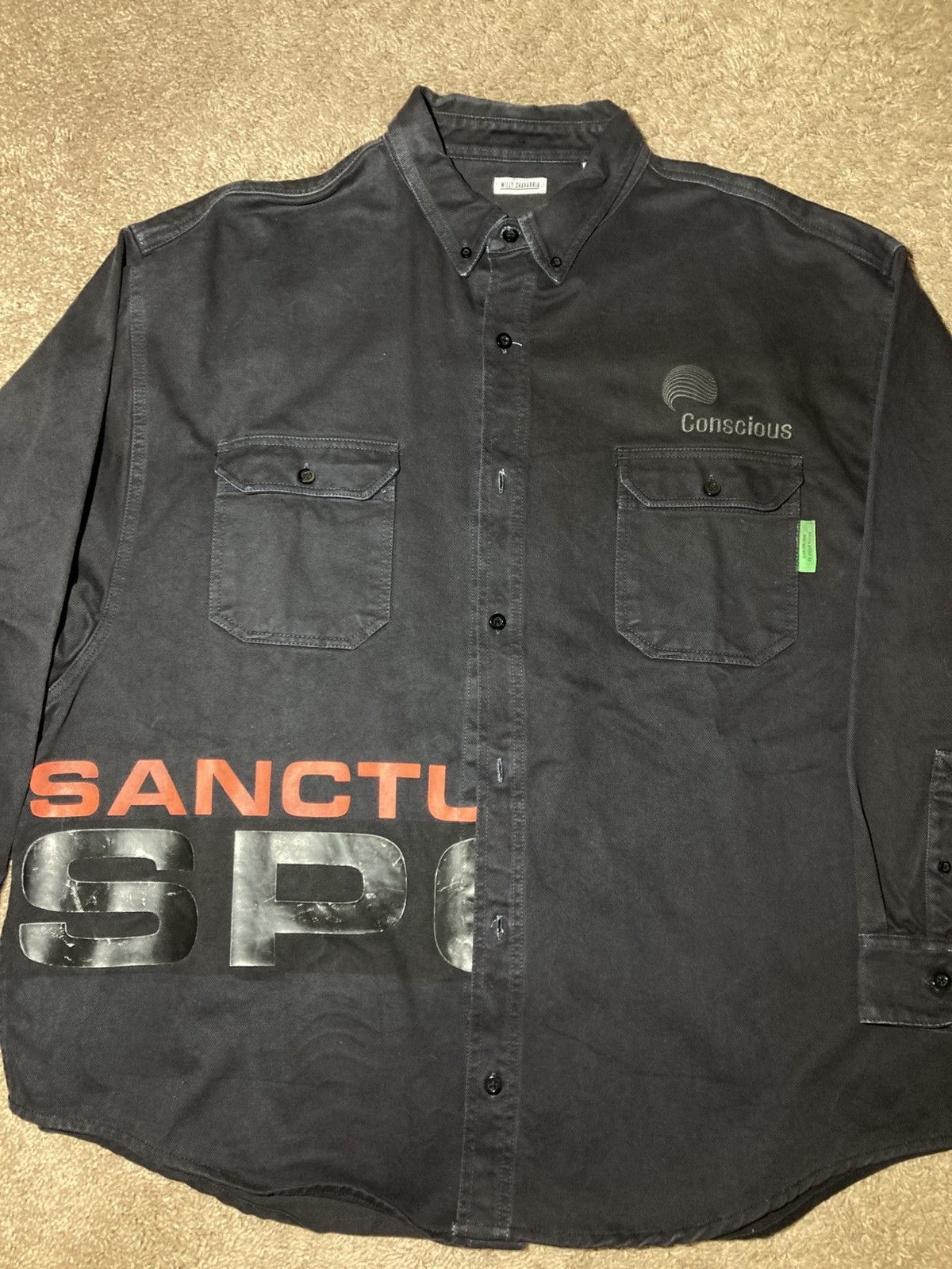Willy Chavarria AW18 Willy Chavarria Conscious Polo Sport Rip 2018 Big Daddy Size US S / EU 44-46 / 1 - 5 Thumbnail