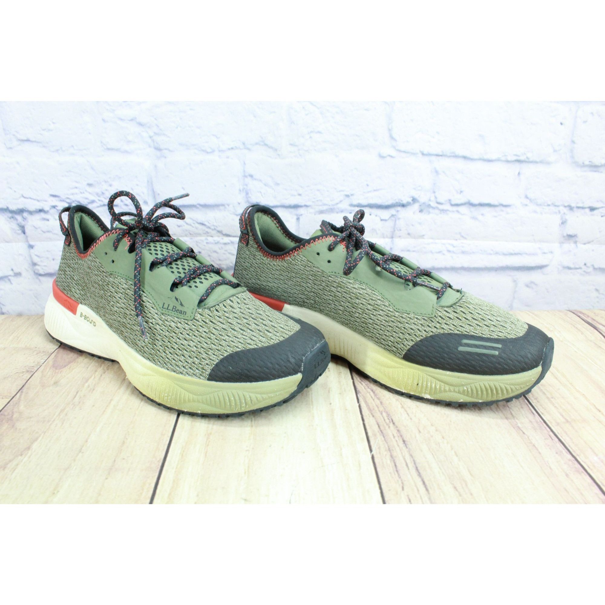 L.L. Bean LL Bean Dirigo Green Mesh Lace-Up Lightweight Sneakers Size US 10 / EU 43 - 2 Thumbnail
