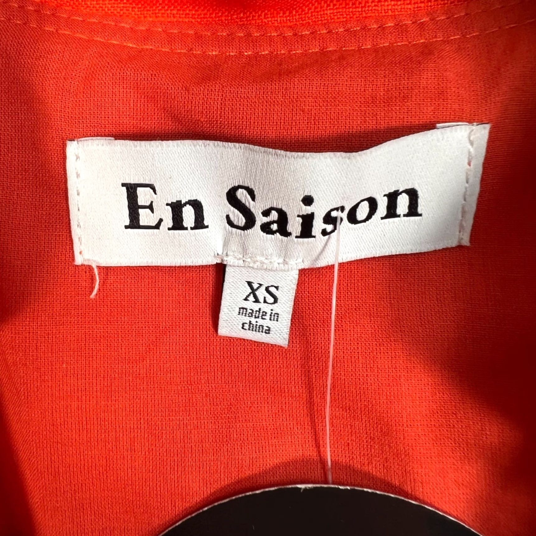 Vintage VINTAGE En Saison Womens XS Orange Sleeveless High-Low Hem Dress Size XS / US 0-2 / IT 36-38 - 3 Thumbnail