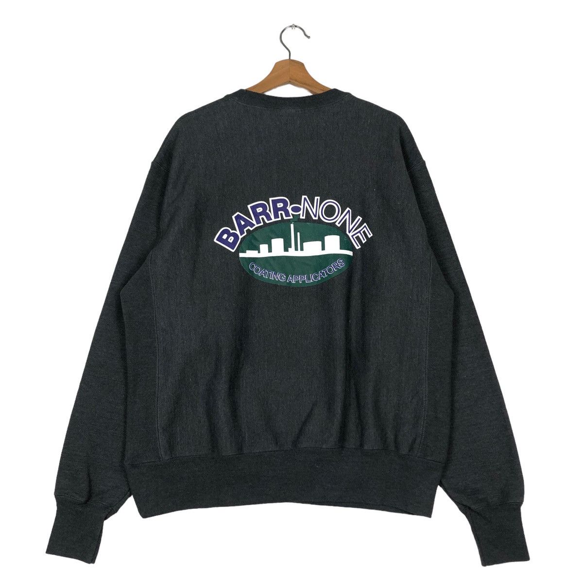Champion Vintage Reverse Wave Champion Sweatshirt Barr None Big Logo Size US L / EU 52-54 / 3 - 8 Thumbnail