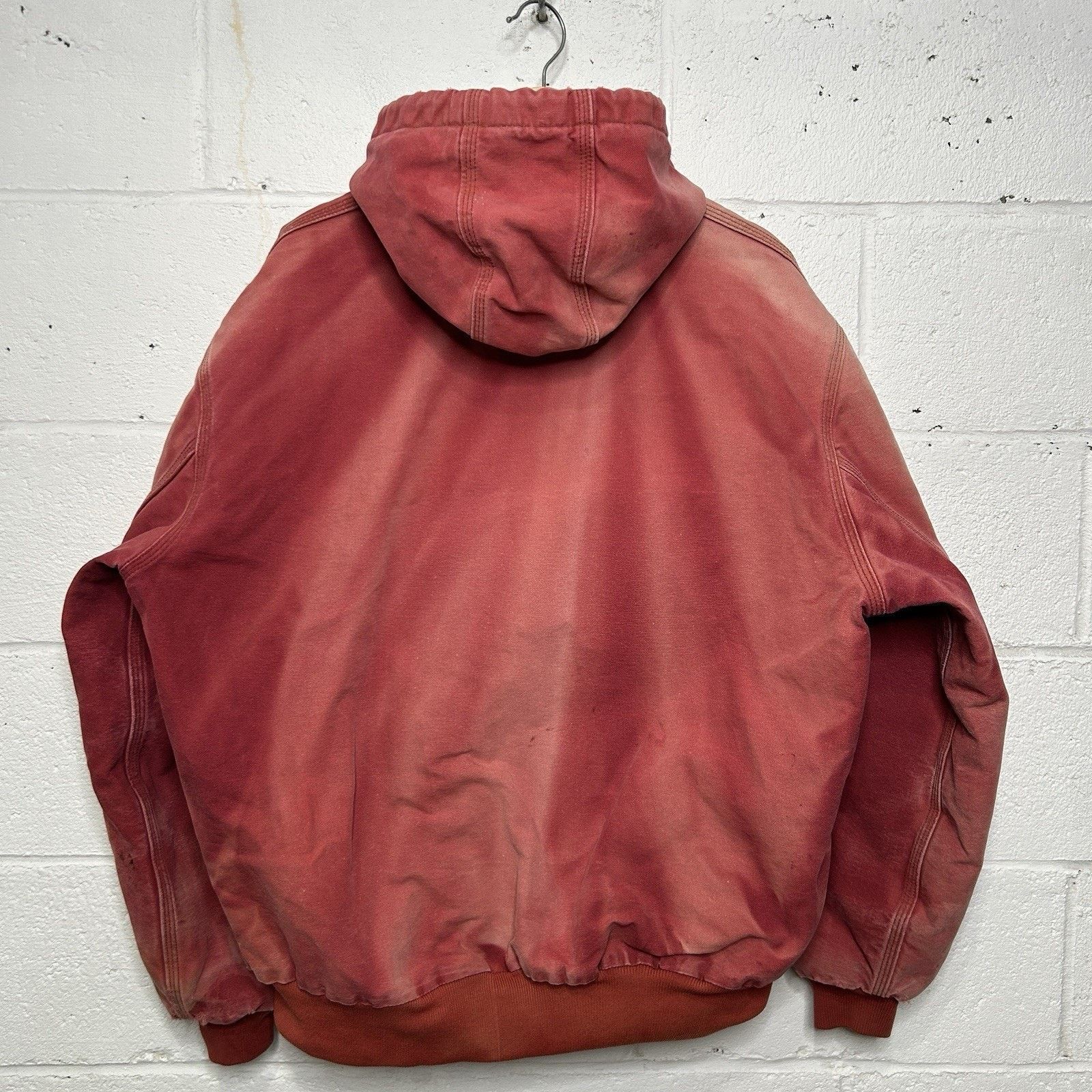 Carhartt Vintage Carhartt Fleece-Lined Active Jacket “Dark Red” J158 Size US XL / EU 56 / 4 - 2 Thumbnail