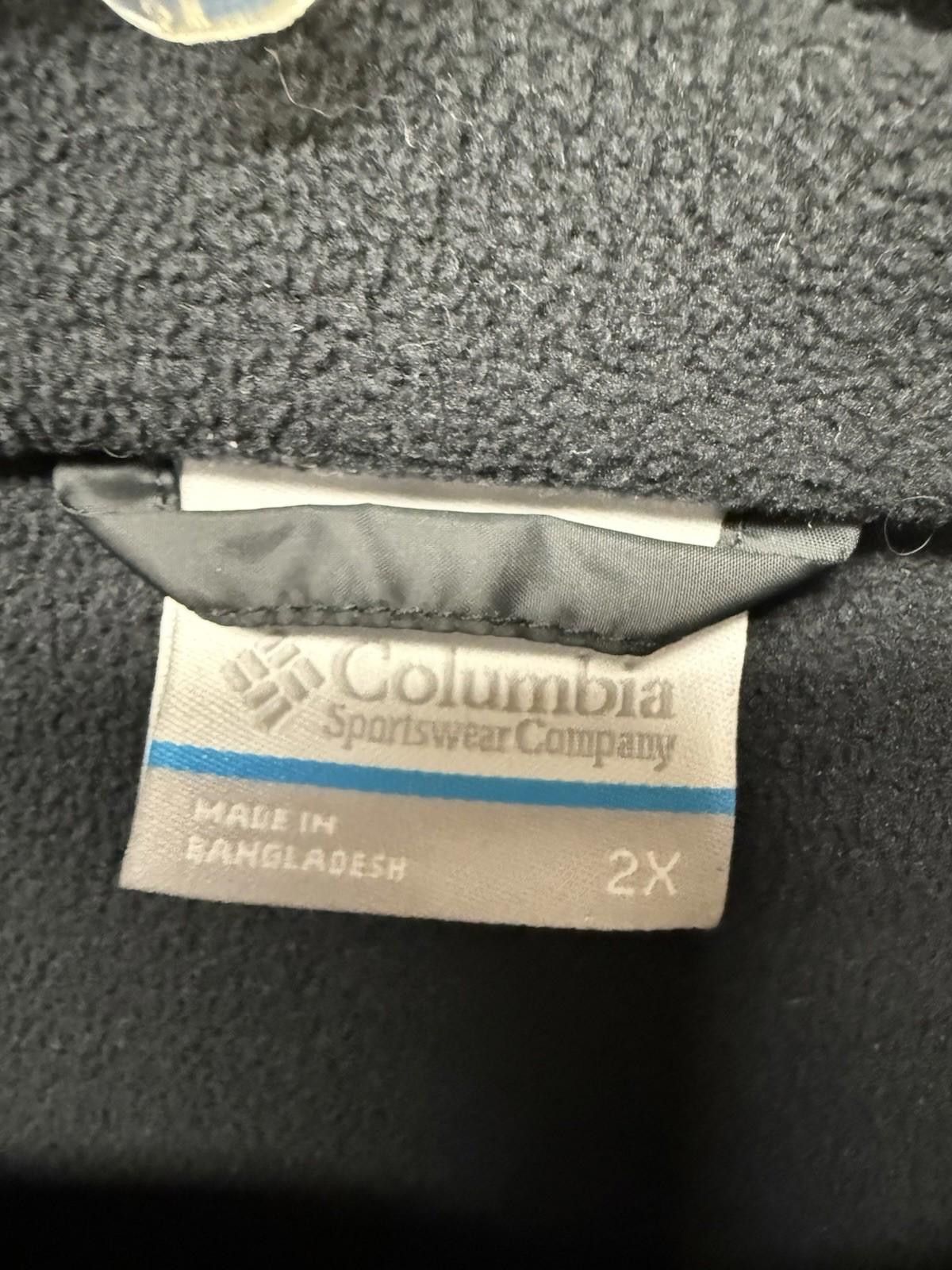 Columbia Columbia Hooded Windbreaker Rain Jacket Mens 2X Black Size US XXL / EU 58 / 5 - 3 Thumbnail