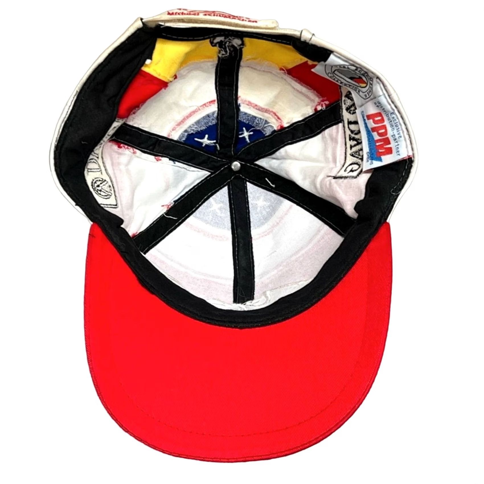 Ferrari Vintage Red Snapback Hat Cap - Michael Schumacher Ferrari F1 1998 DVAG Size ONE SIZE - 6 Thumbnail