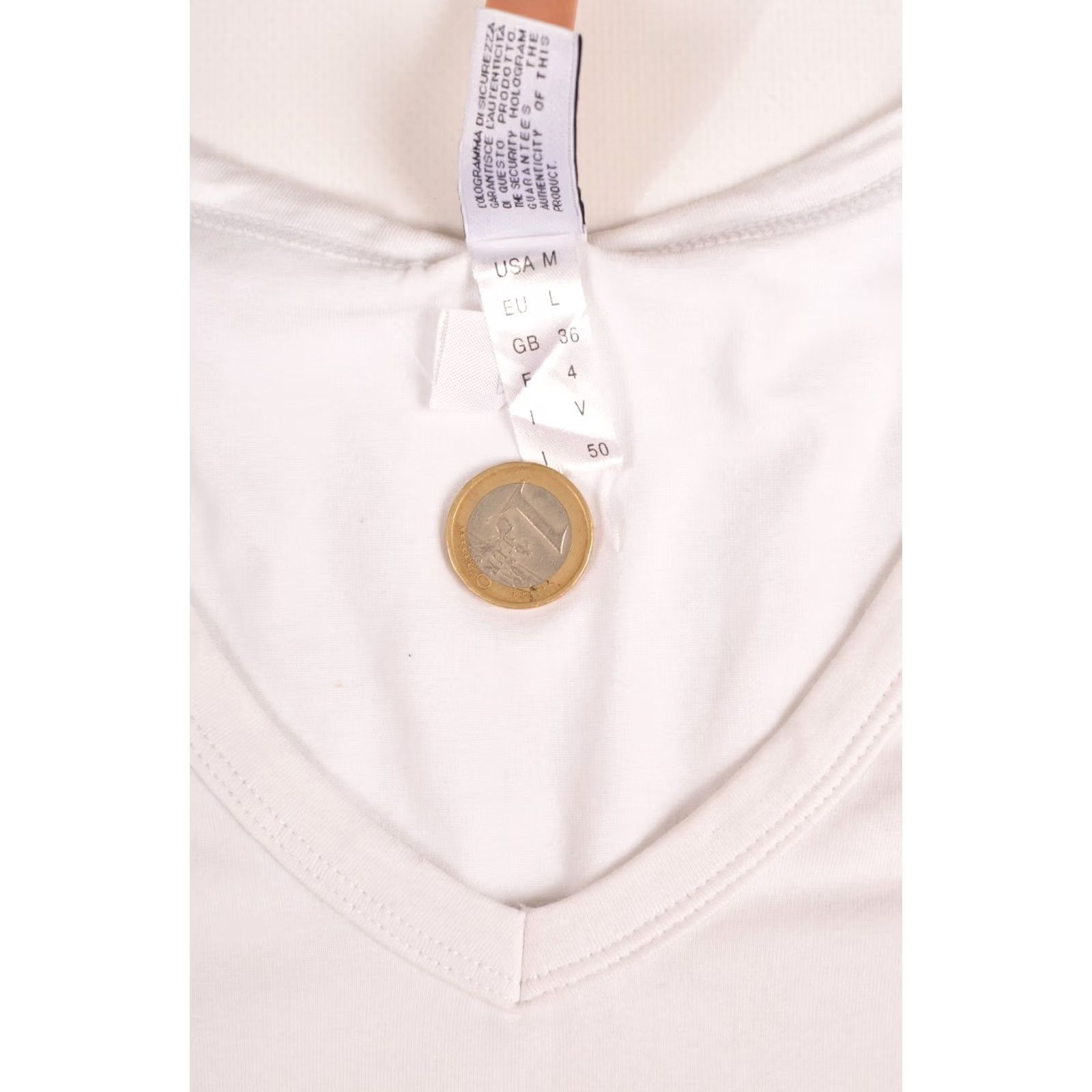 John Galliano John Galliano White Cotton Blend T-Shirt Tee Size USA M Mens Shirt XS? Size US M / EU 48-50 / 2 - 5 Thumbnail
