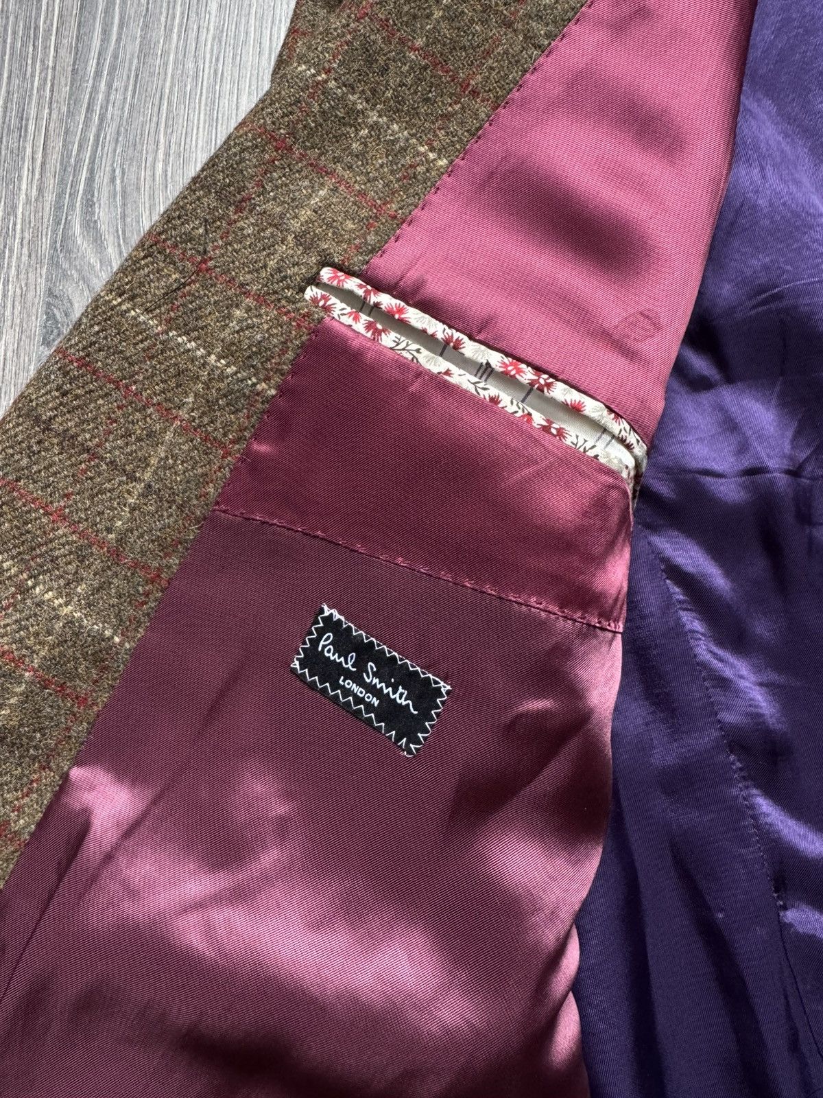 Paul Smith Paul Smith Byard Herringbone Tweed Checkered Blazer Jacket Size 50R - 10 Thumbnail