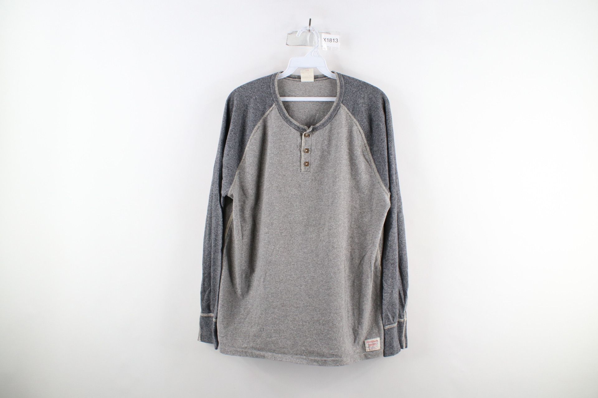 Polo Ralph Lauren Vintage Ralph Lauren Denim Long Sleeve Henley T-Shirt Gray Size US L / EU 52-54 / 3 - 1 Thumbnail