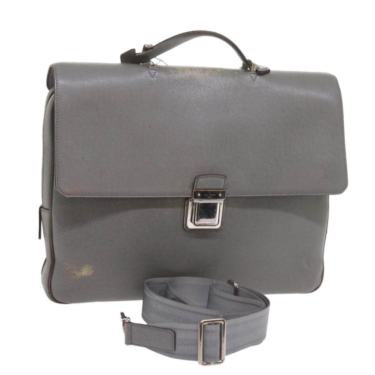 image of Louis Vuitton Taiga Vasili Pm Business Bag Gracie M32641 Lv Auth 59545, Women's