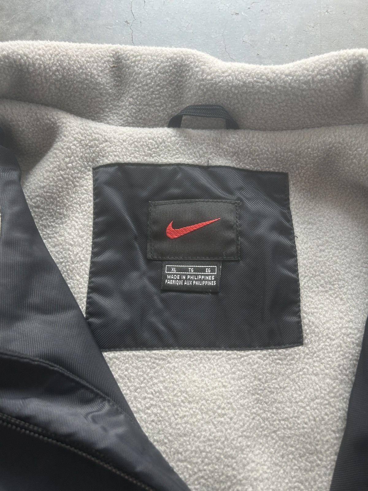 Nike × Vintage Vintage 90s Nike Coaches Jacket Fleece Lined Size US XL / EU 56 / 4 - 5 Thumbnail
