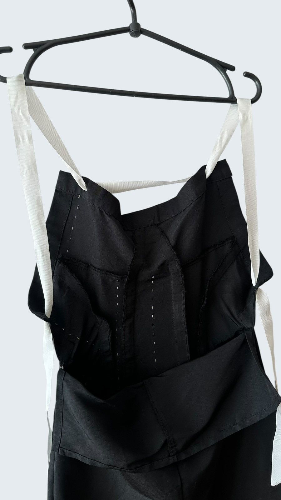 Yohji Yamamoto Yohji Yamamoto SS2000 Runway Backless Silk Stitch Dress Size S / US 4 / IT 40 - 15 Thumbnail