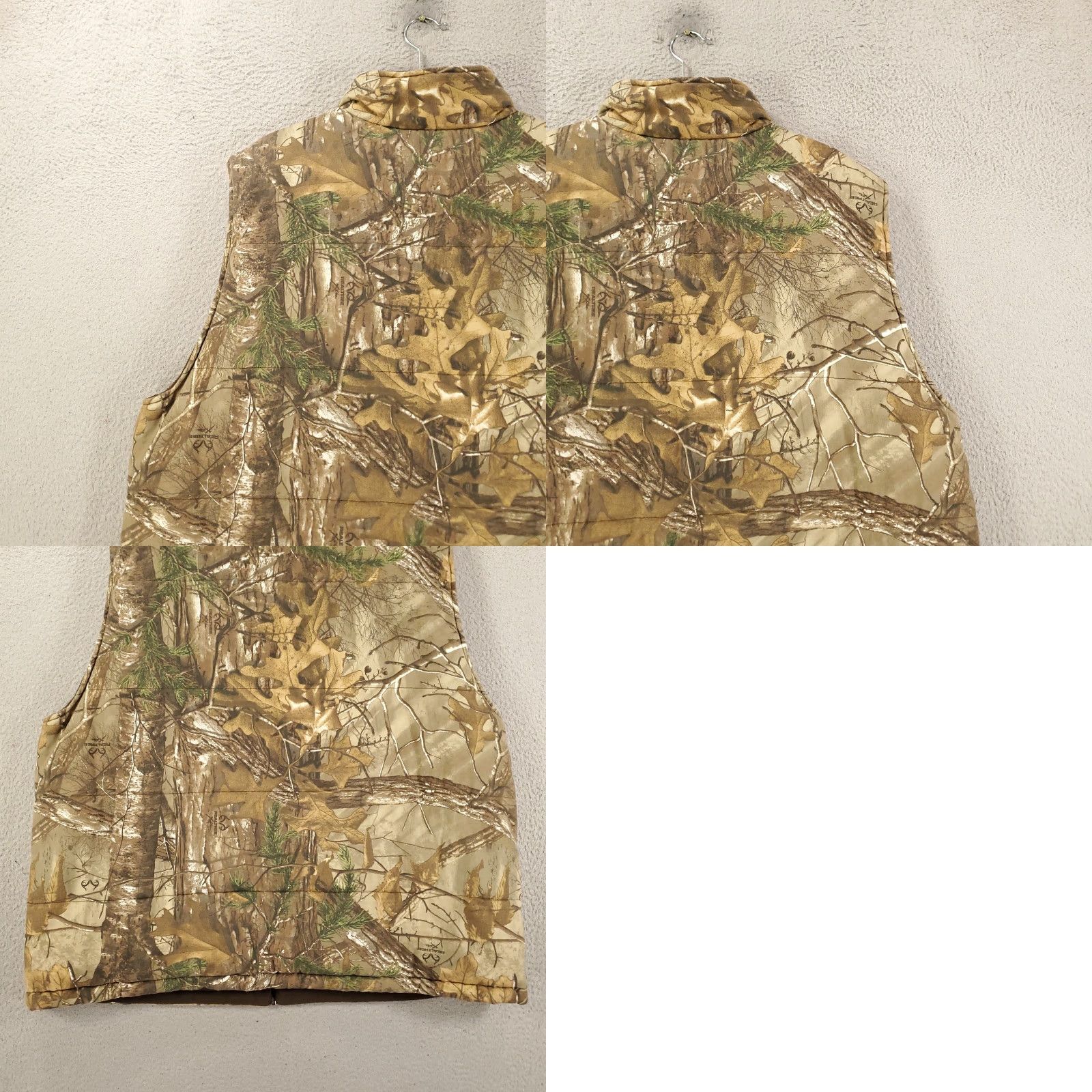 Realtree VINTAGE Realtree Vest Mens 2XL Xtra Camo Full Zip Hunting Jacket Insolated Lined Hunters Size US XXL / EU 58 / 5 - 9 Thumbnail