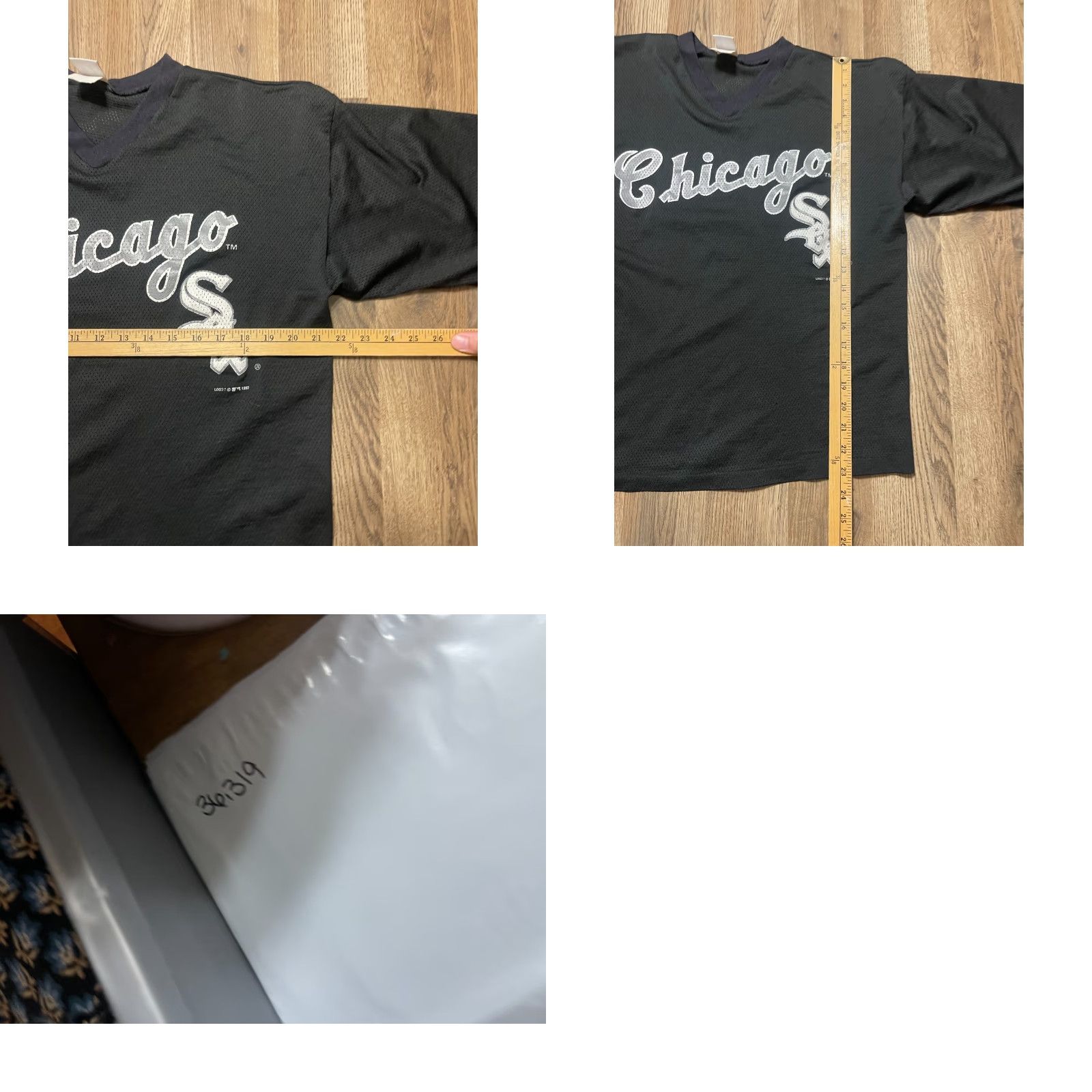 Logo 7 VINTAGE Logo 7 Shirt Men XL Black White Chicago White Sox Jersey Crew Neck Short Sleeve Cotton Logo 7 Logo 7 Men XL White Sox Vintage Size US XL / EU 56 / 4 - 8 Thumbnail