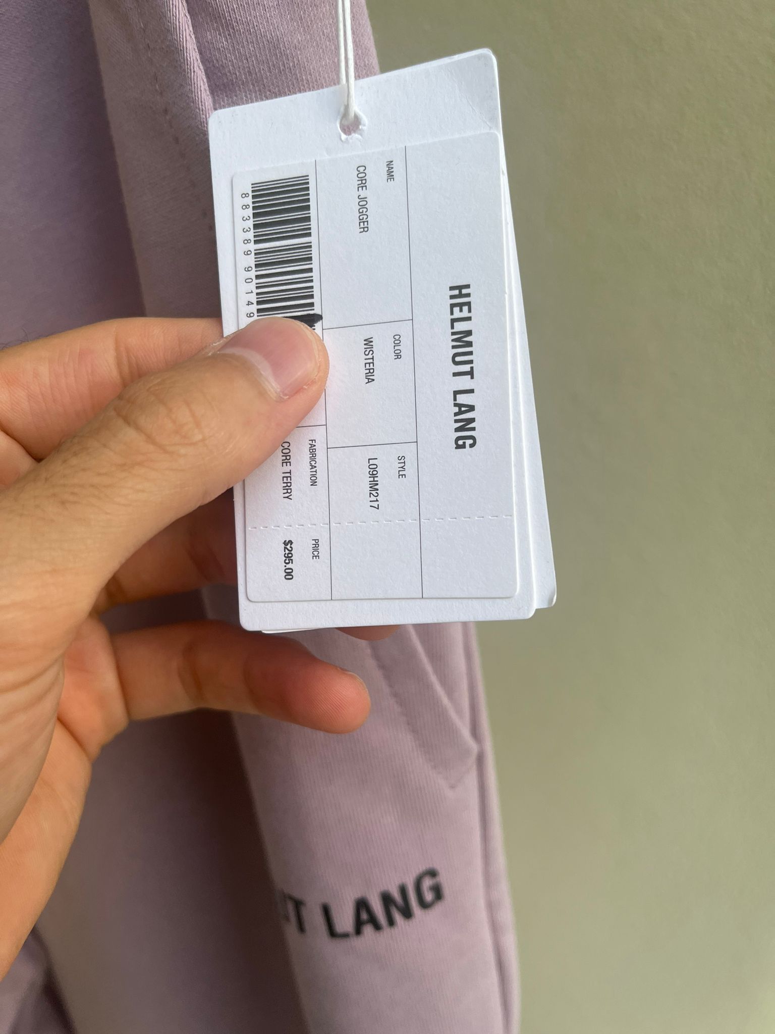 Helmut Lang Core Jogger in Wisteria Size US 32 / EU 48 - 8 Thumbnail