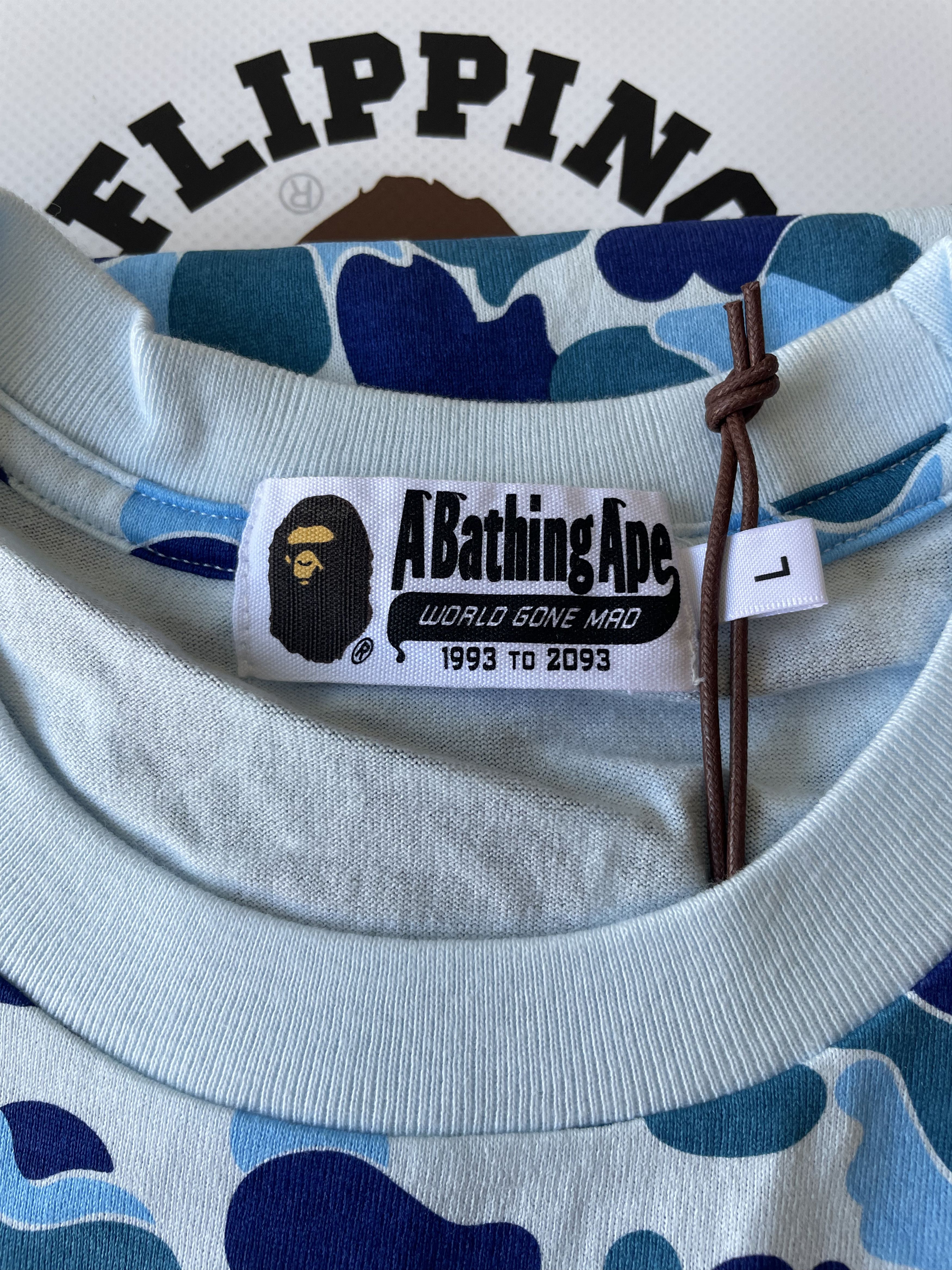 Bape BAPE ABC CAMO COLLEGE TEE Size US L / EU 52-54 / 3 - 5 Thumbnail