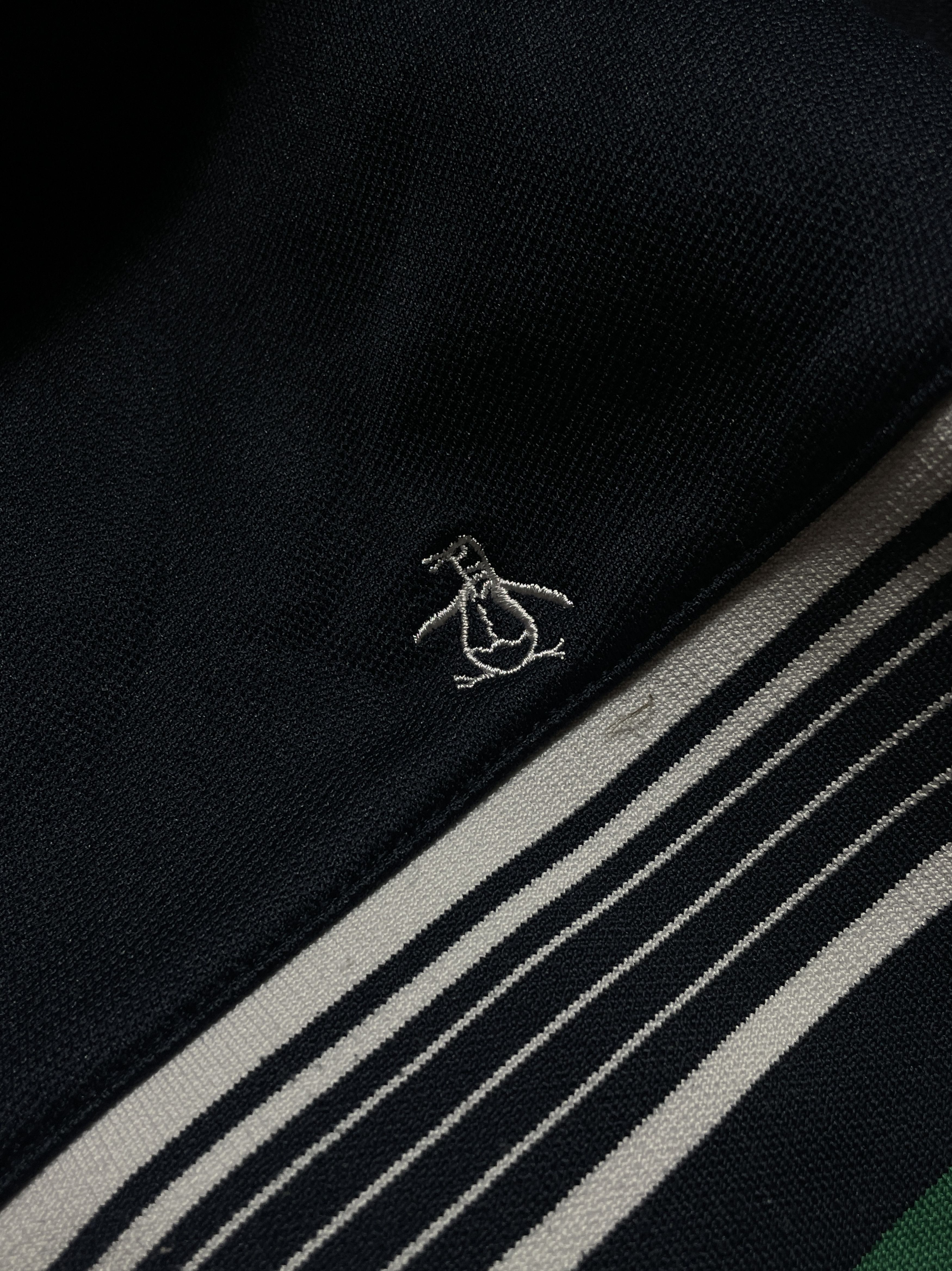 Original Penguin ❗️RARE❗️Original Penguin Retro Sweatshirt Zip Striped Size US XL / EU 56 / 4 - 4 Thumbnail