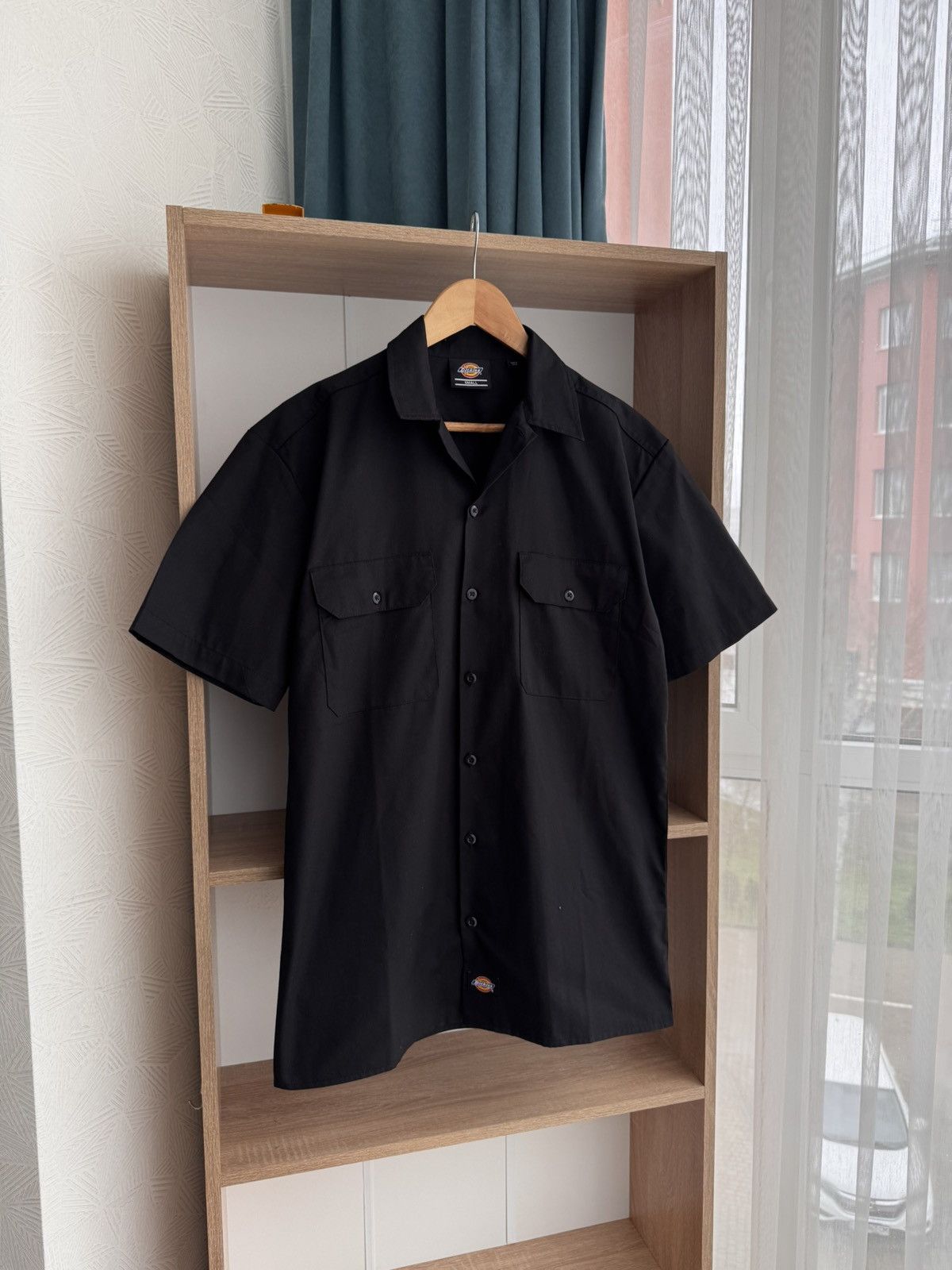 Dickies × Vintage Vintage Dickies Genuine Black Pockets Short Sleeved Shirt Size US S / EU 44-46 / 1 - 3 Thumbnail