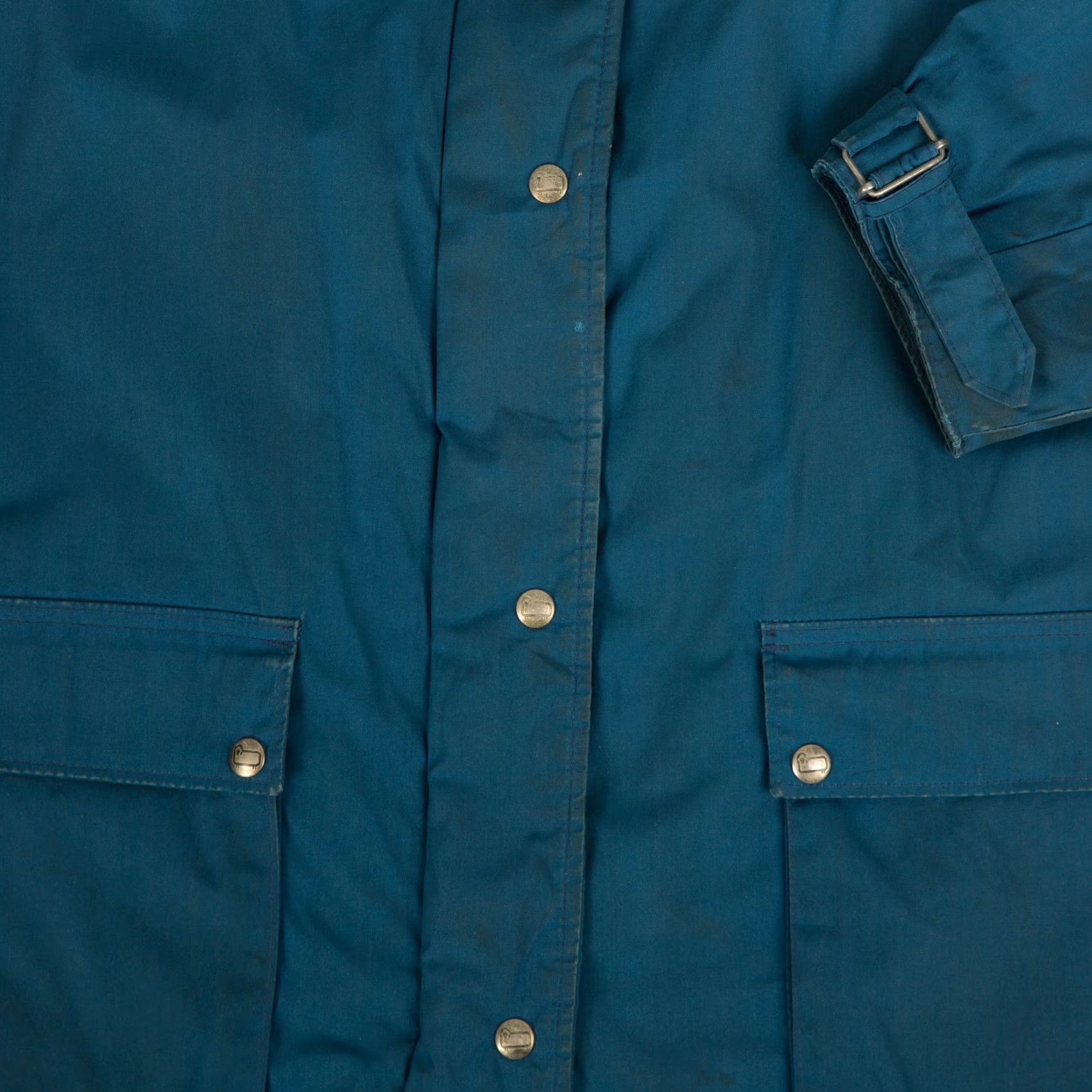 Vintage VINTAGE Woolrich Jacket Womens XL Blue Americana 80s Lined Wool Polyester Short Sleeve? Size XL / US 12-14 / IT 48-50 - 6 Thumbnail