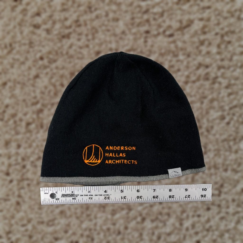 Vintage Anderson Hallas Architects Beanie Toque Adult One Size Black Knit Acrylic Blend Size ONE SIZE - 1 Thumbnail