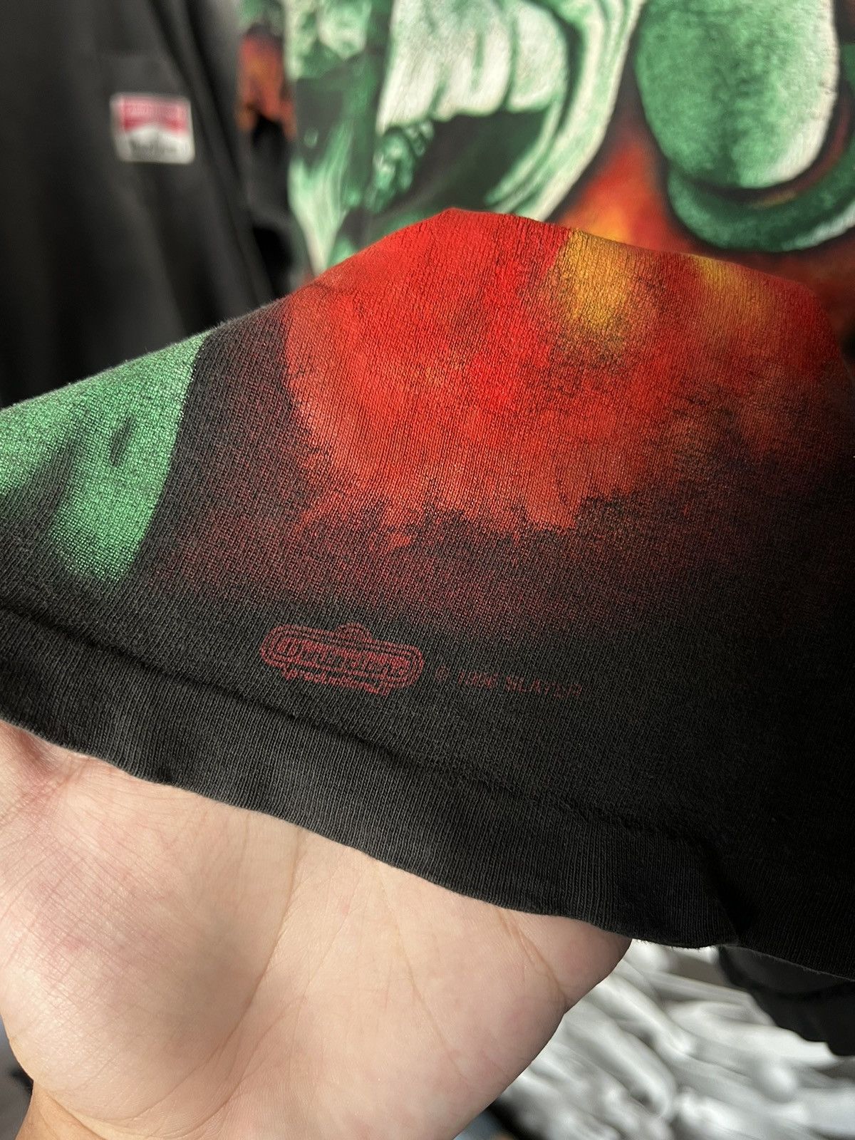 Slayer Vintage 1996 Slayer Root All Evil All Over Print T shirt Size US L / EU 52-54 / 3 - 4 Thumbnail