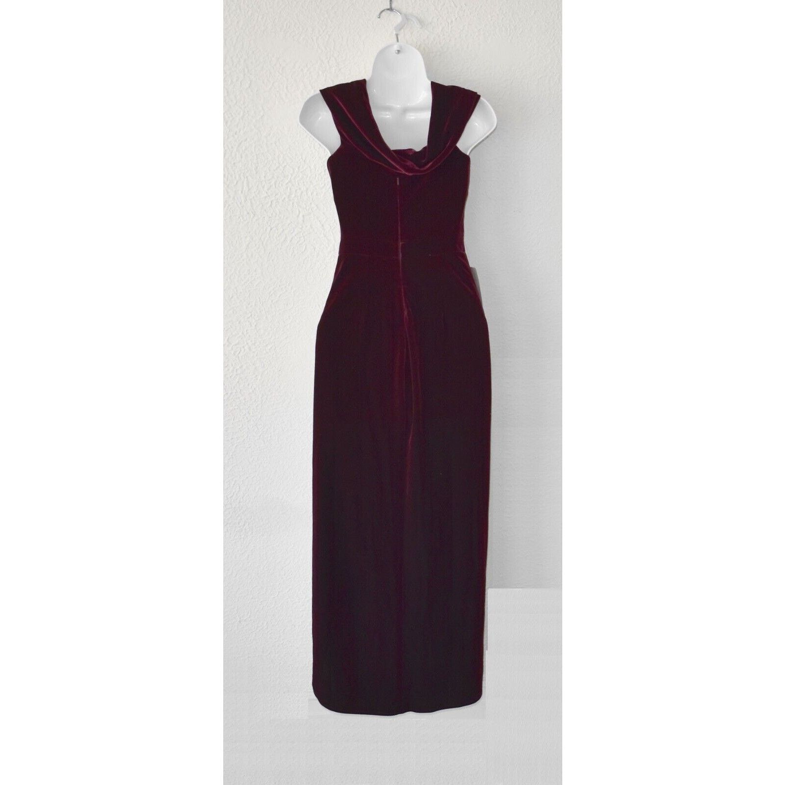 Anthropologie NWT BHLDN Anthropologie Velvet Wrap Draped Collar Dress Sz 2 Size XS / US 0-2 / IT 36-38 - 4 Thumbnail