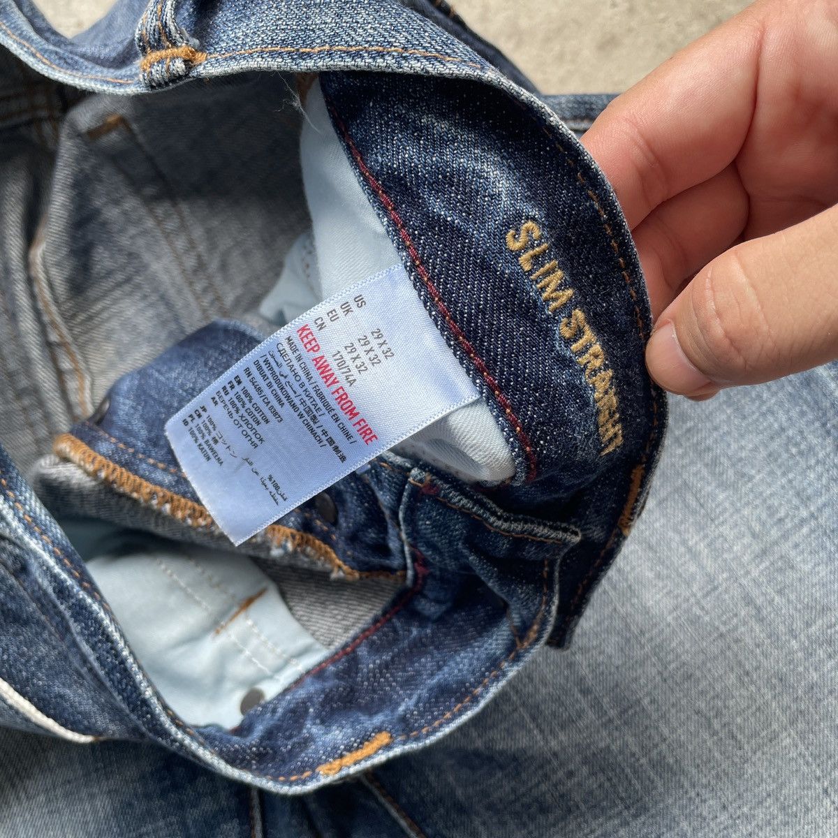 American Eagle Outfitters Vintage American Eagle Outfitters Selvedge Jeans Pants W31 Size US 31 - 10 Thumbnail