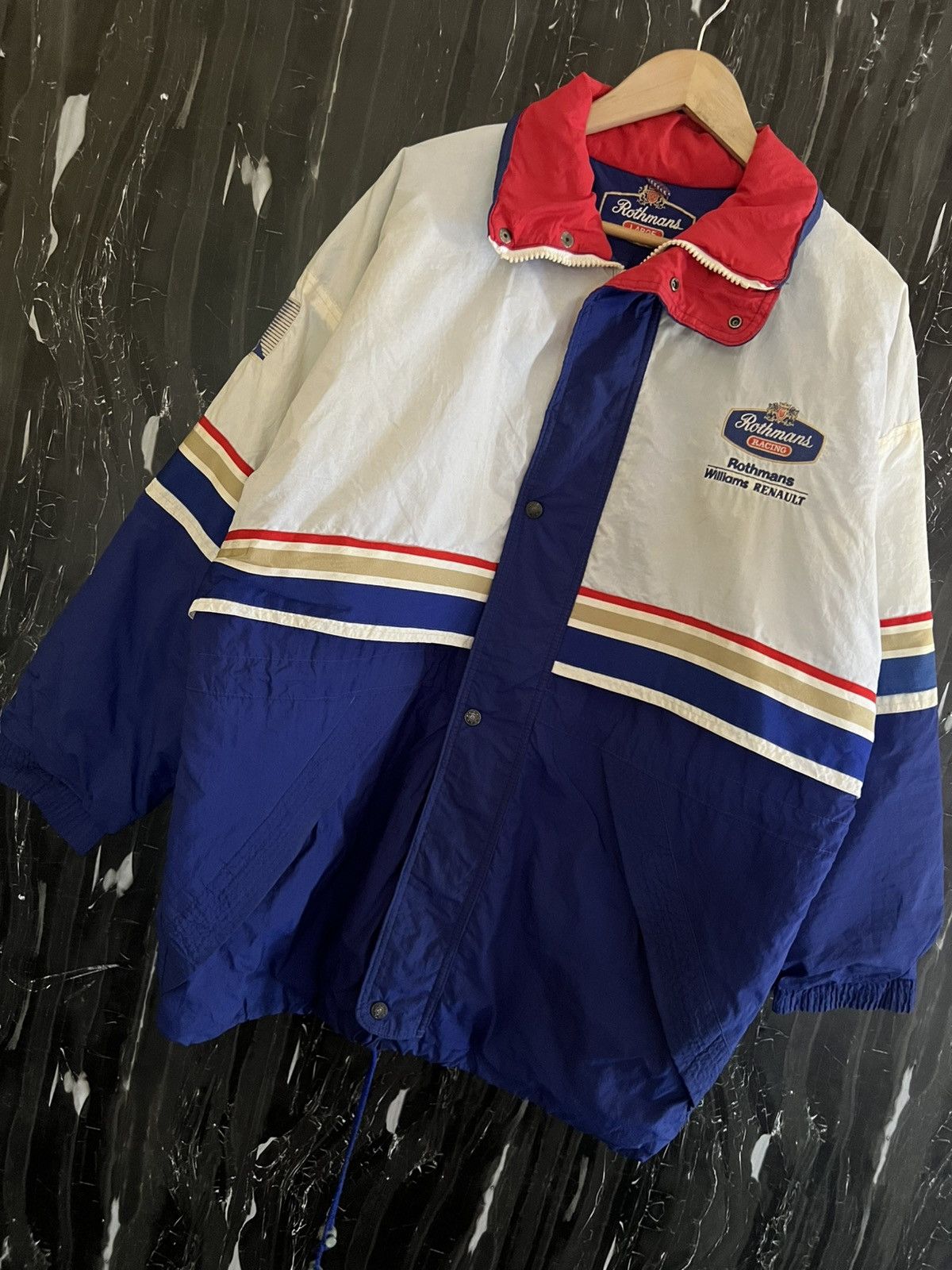 Vintage Vintage Rothmans Williams F1 Racing Jacket 90s Motorsport Size US L / EU 52-54 / 3 - 7 Thumbnail