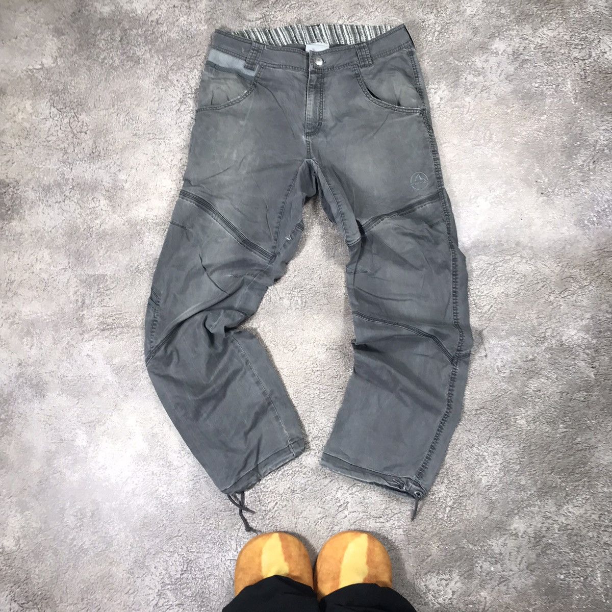 Vintage Vintage Y2K Baggy Parachute Pants Grunge Techwear Logo 34 Size 34" / US 12 / IT 48 - 2 Thumbnail