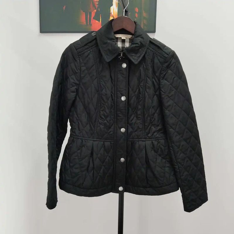 Burberry Women's Quilted Black Jacket