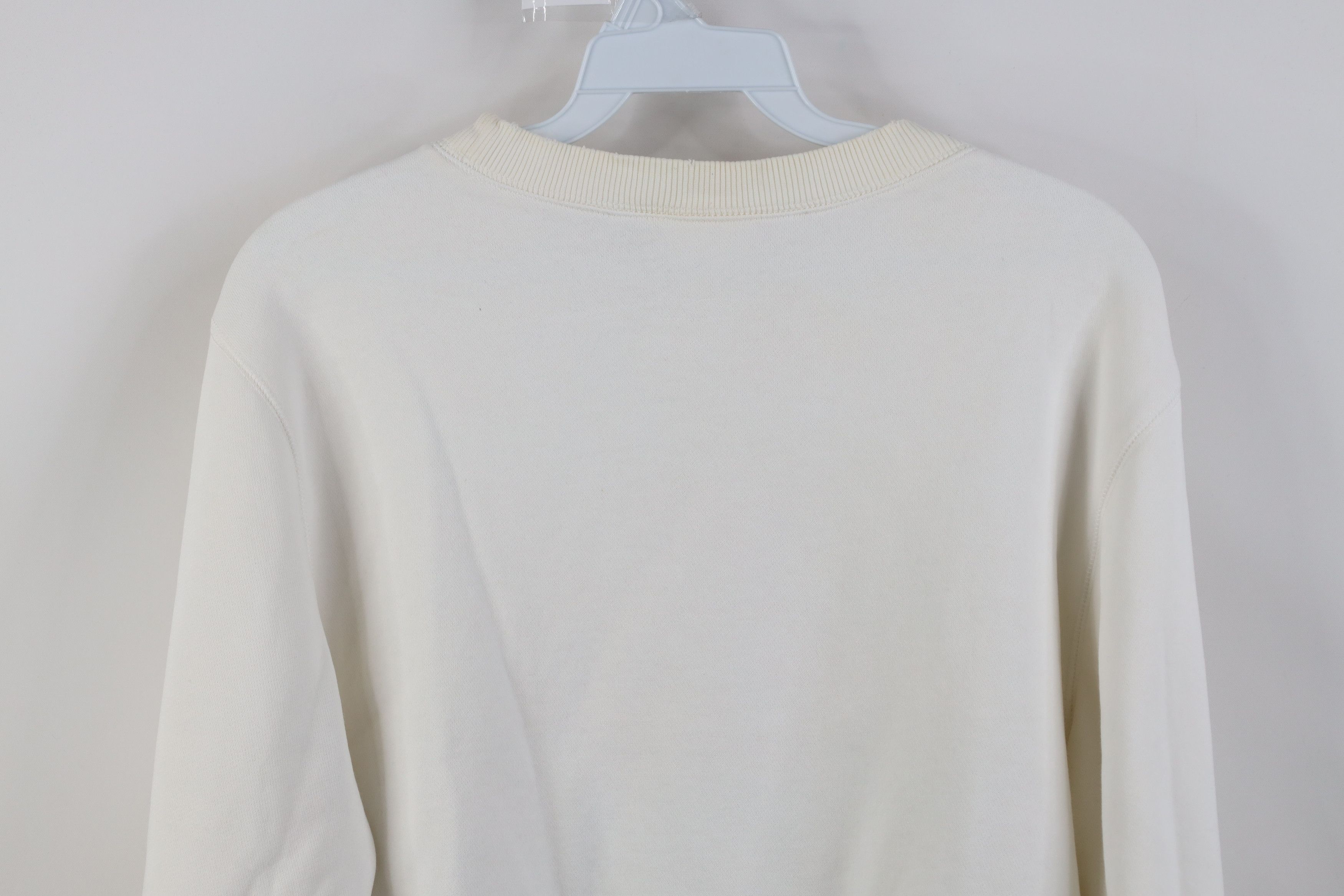 Adidas Vintage 90s Y2K Adidas Babydoll Cropped Sweatshirt White Size L / US 10 / IT 46 - 14 Thumbnail