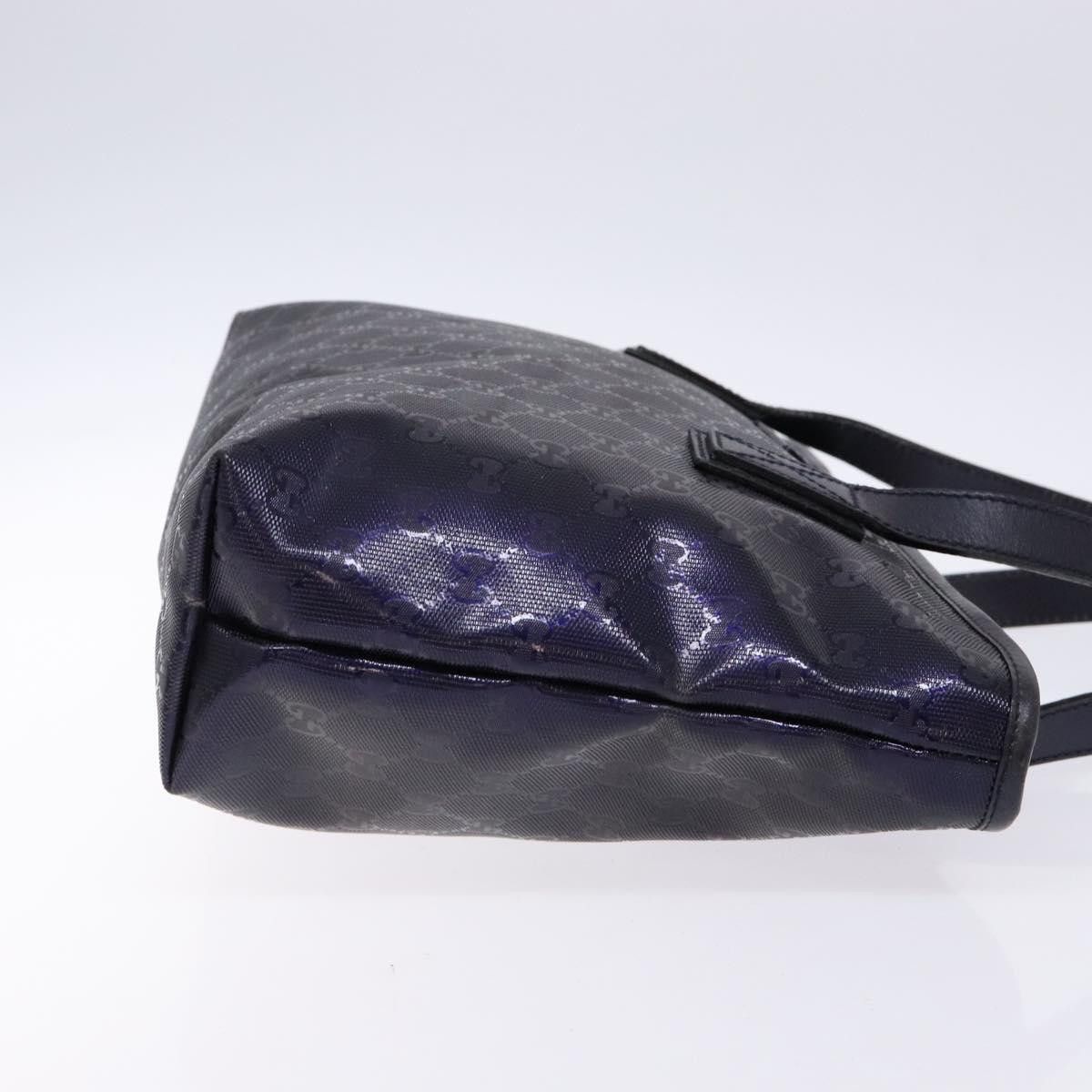 Gucci GUCCI GG Implementation Tote Bag Pvc Navy Silver Size ONE SIZE - 4 Thumbnail