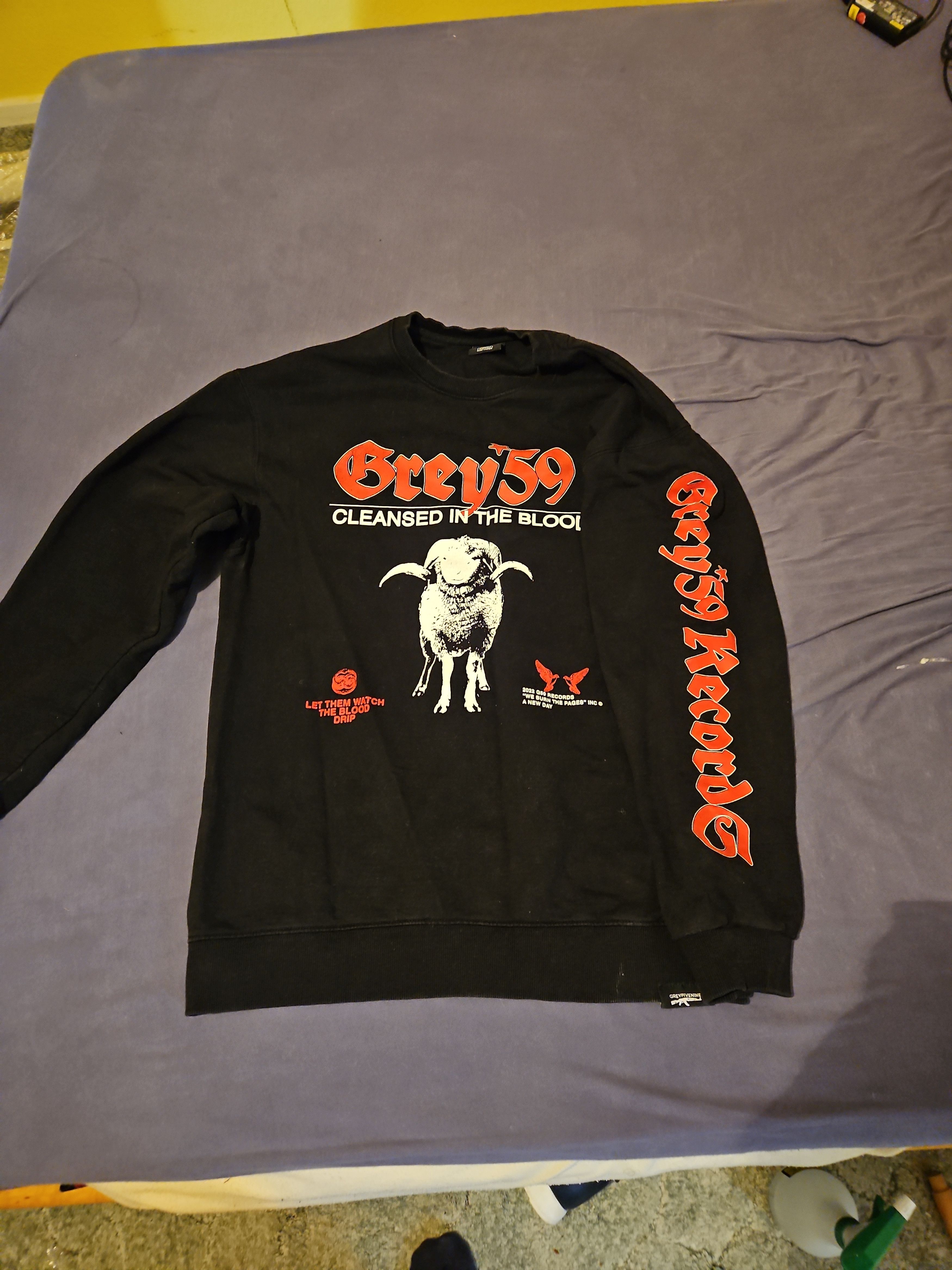 G59 Records G59 Cleansed in the blood Crewneck Size US L / EU 52-54 / 3 - 1 Thumbnail