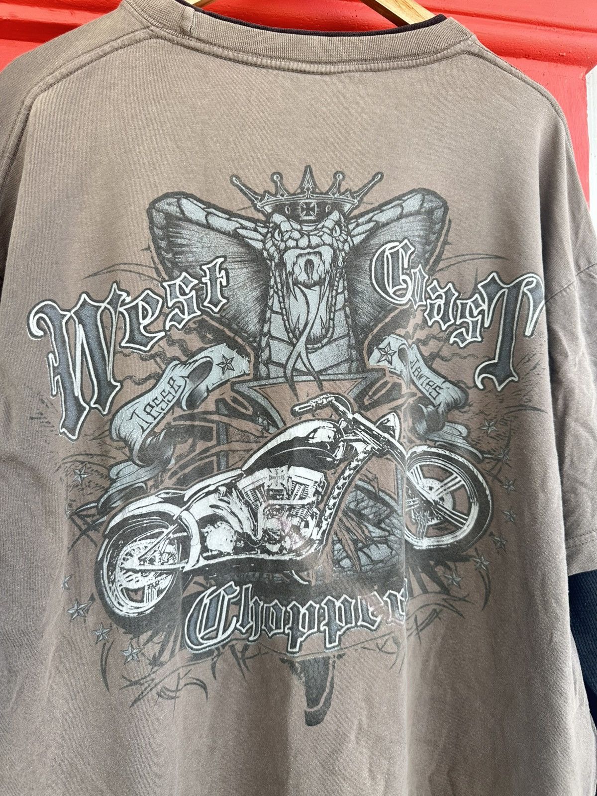 West Coast Choppers Vintage West Coast Choppers Jesse James LS Tee Size US XL / EU 56 / 4 - 3 Thumbnail