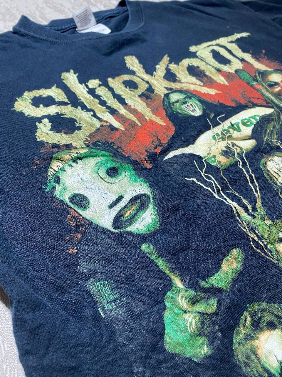 Band Tees 2010 Vintage Slipknot Seven Double Sided Big Logo T-Shirt Size US M / EU 48-50 / 2 - 8 Thumbnail