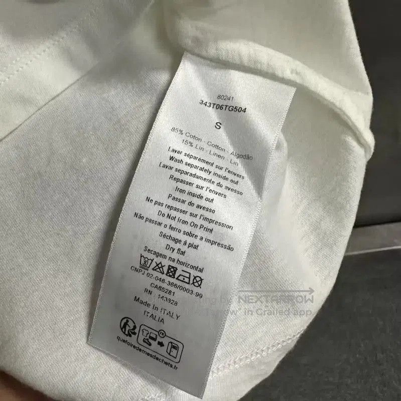 Dior Dior White Cotton Ladies T. Size S / US 4 / IT 40 - 5 Thumbnail