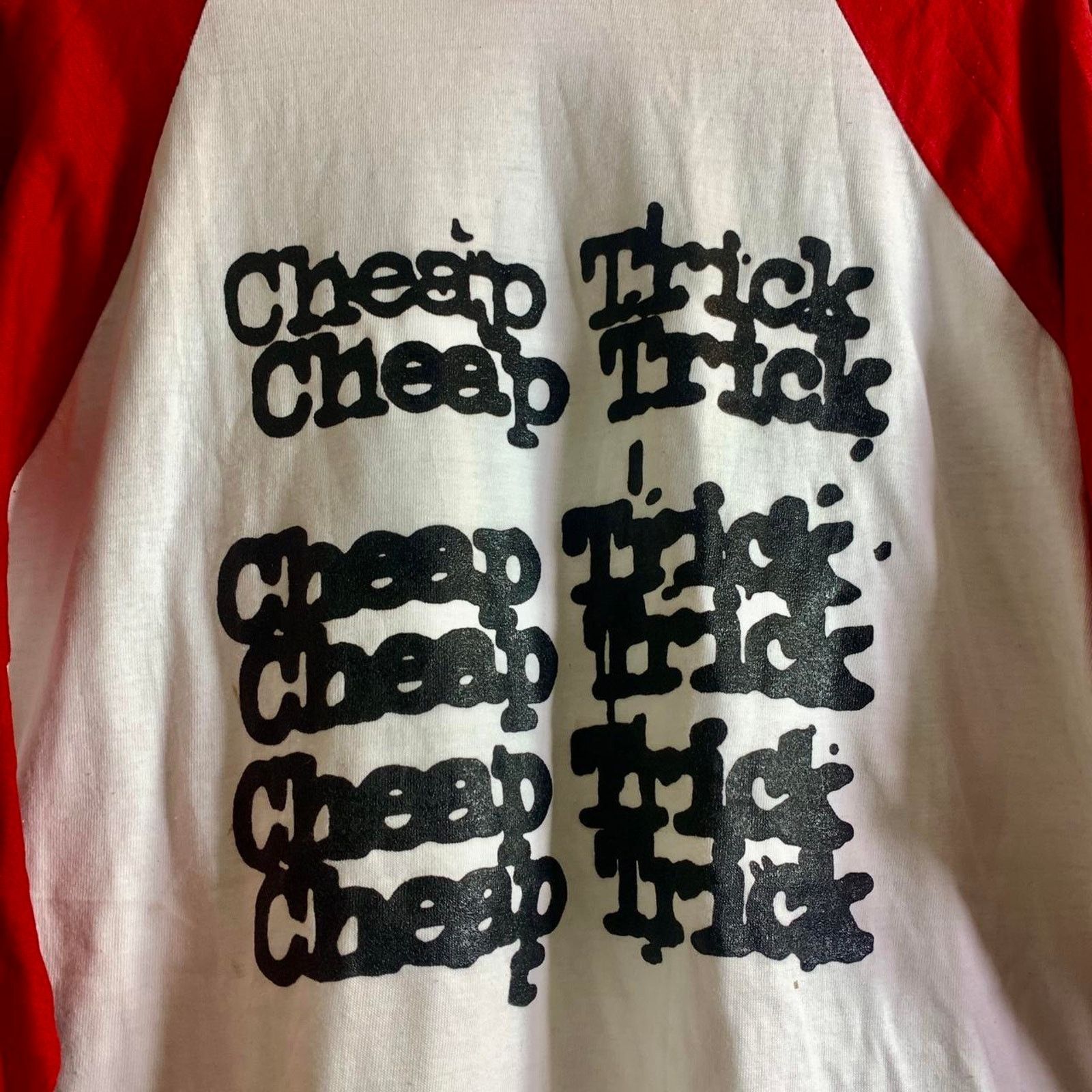 Vintage vintage 70’s CHEAP TRICK single stitch baseball tee shirt L Size US L / EU 52-54 / 3 - 1 Thumbnail