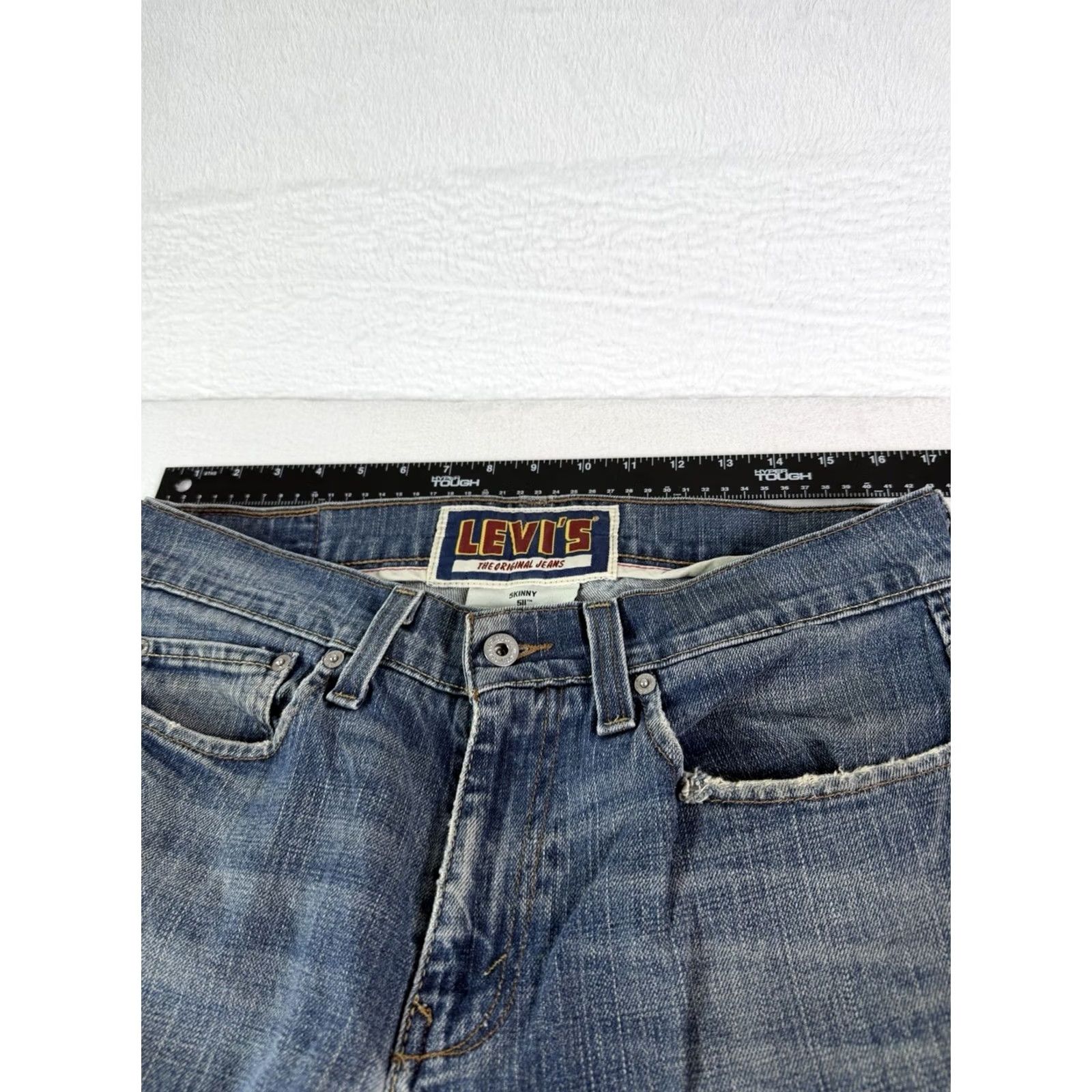 Levi's VINTAGE Levi's 511 Jeans Men Skinny 33x32 Blue Regular Fit Zip Size US 33 - 6 Thumbnail