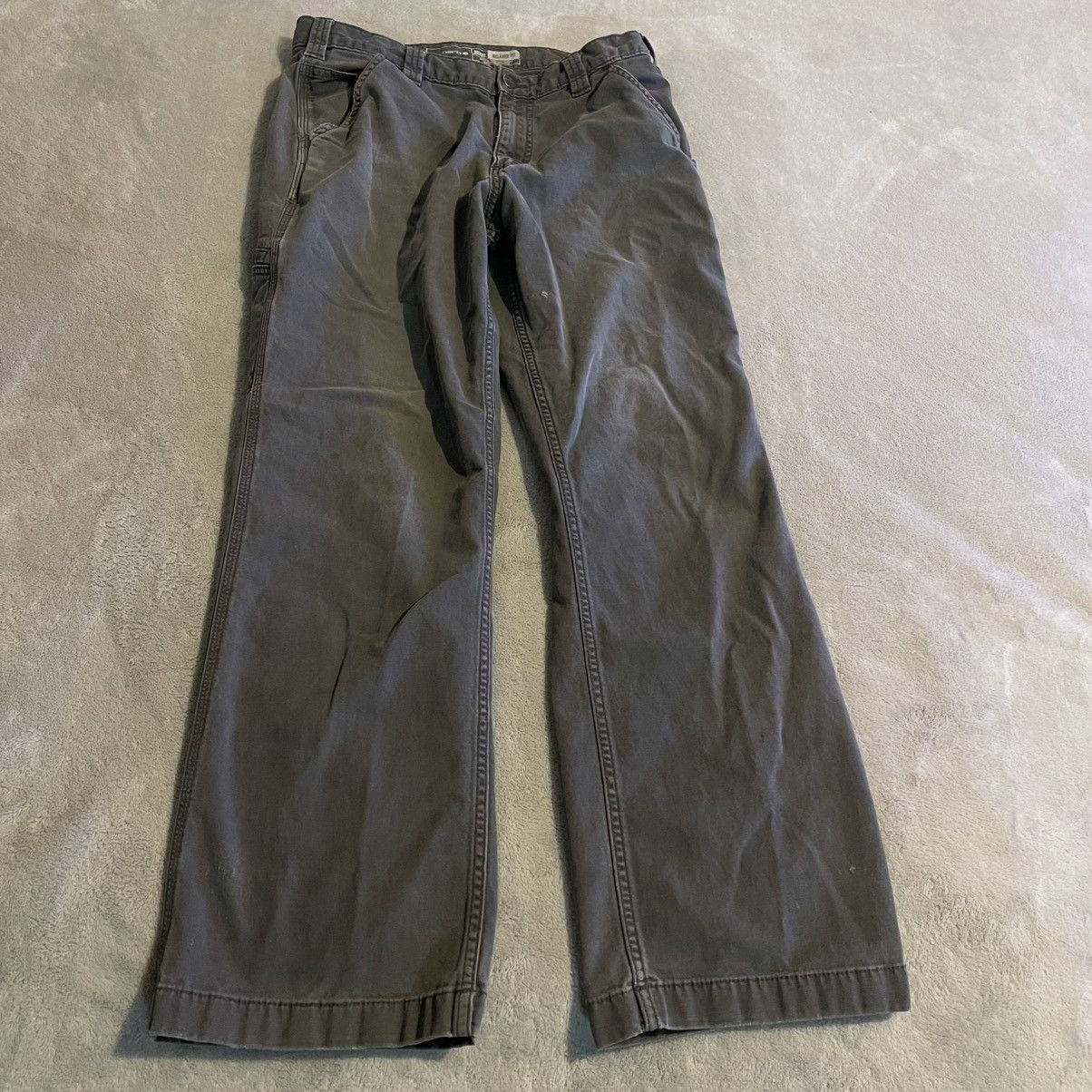 Carhartt Vintage Y2K Carhartt Pants Rugged Flex Work Gray Mens 32x32 Size US 31 - 1 Thumbnail