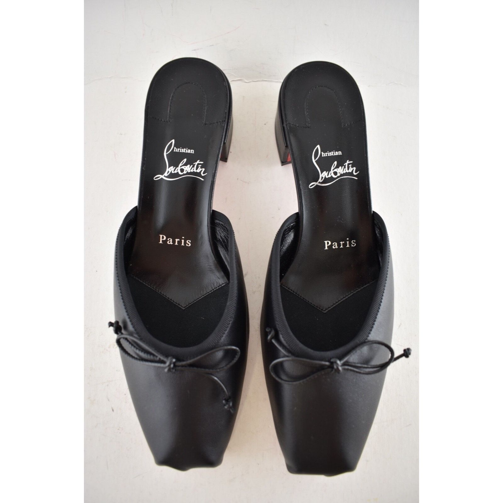 Christian Louboutin Christian Louboutin Mimiflirt Black Ballet Ballerina Slide Size US 9 / IT 39 - 9 Thumbnail