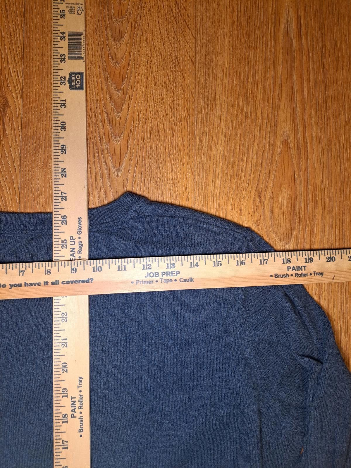 L.L. Bean LL Bean Crew Neck Sweater Mens Large Blue Cashmere Cotton Size US L / EU 52-54 / 3 - 6 Thumbnail