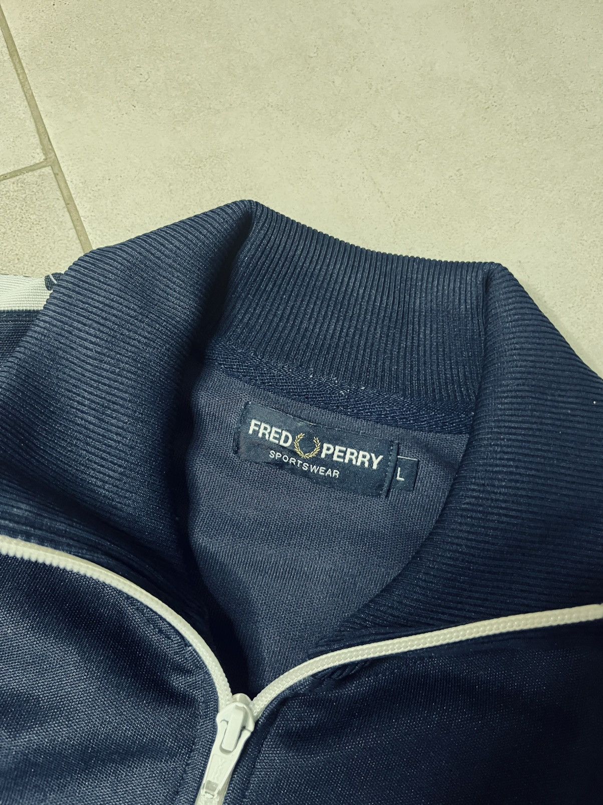 Fred Perry Zip Up Sweatshirt Fred Perry Lampas Casual Monogram Size US L / EU 52-54 / 3 - 3 Thumbnail