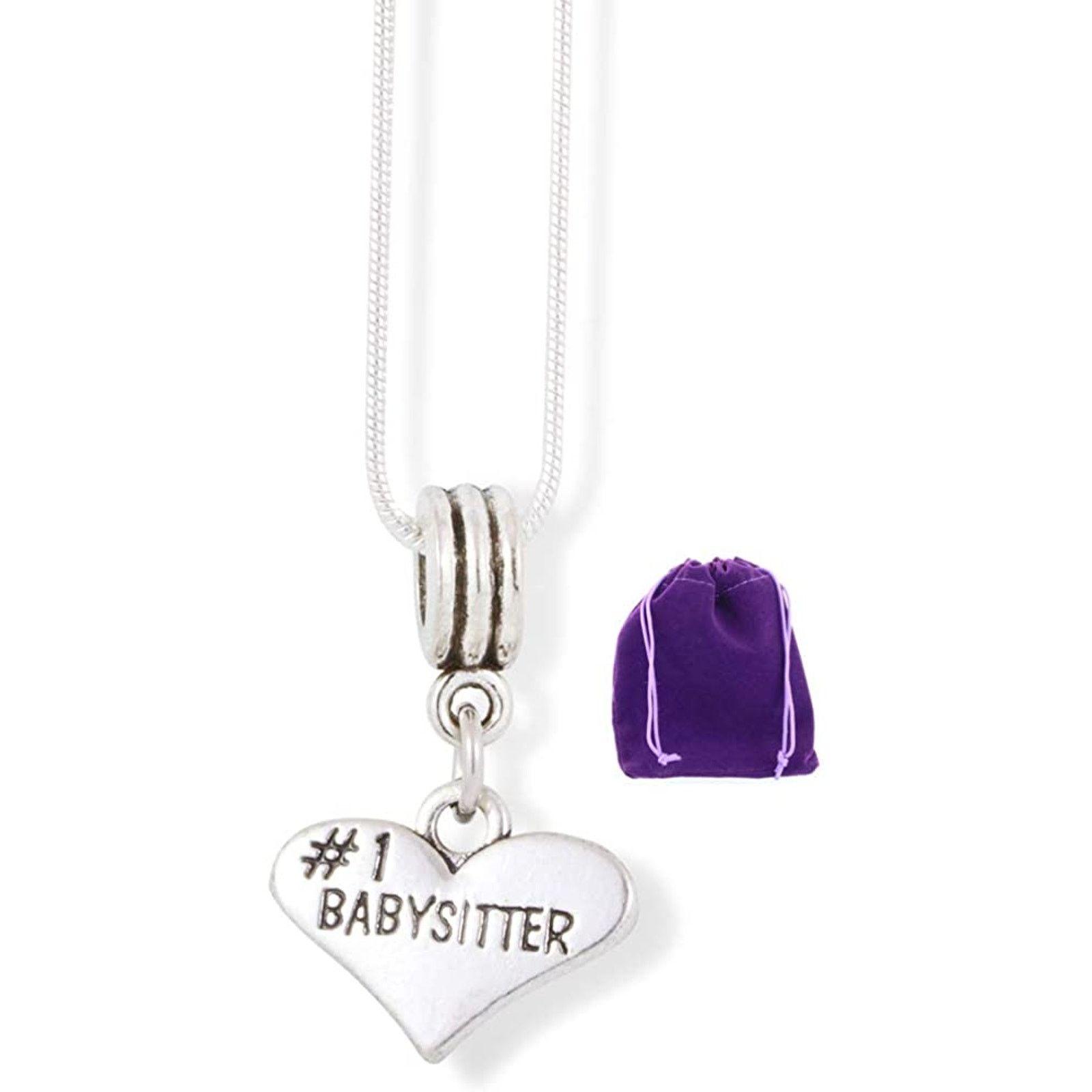 & Other Stories #1 Babysitter Necklace - Babysitter Gifts Thank You Size ONE SIZE - 1 Thumbnail