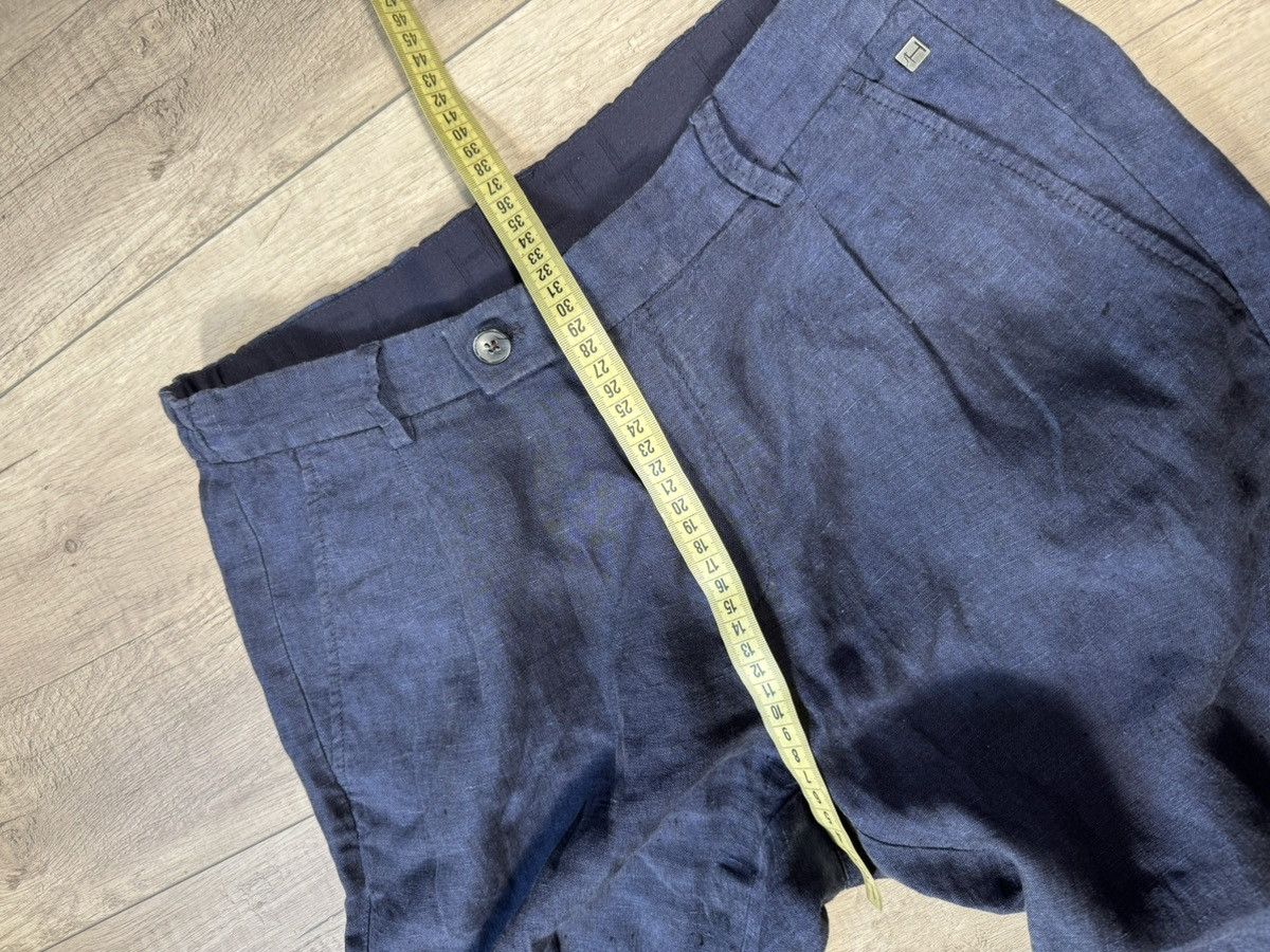 Hiltl Hiltl Tessuti Sondrio lightweight tapered linen trousers Size US 32 / EU 48 - 16 Thumbnail