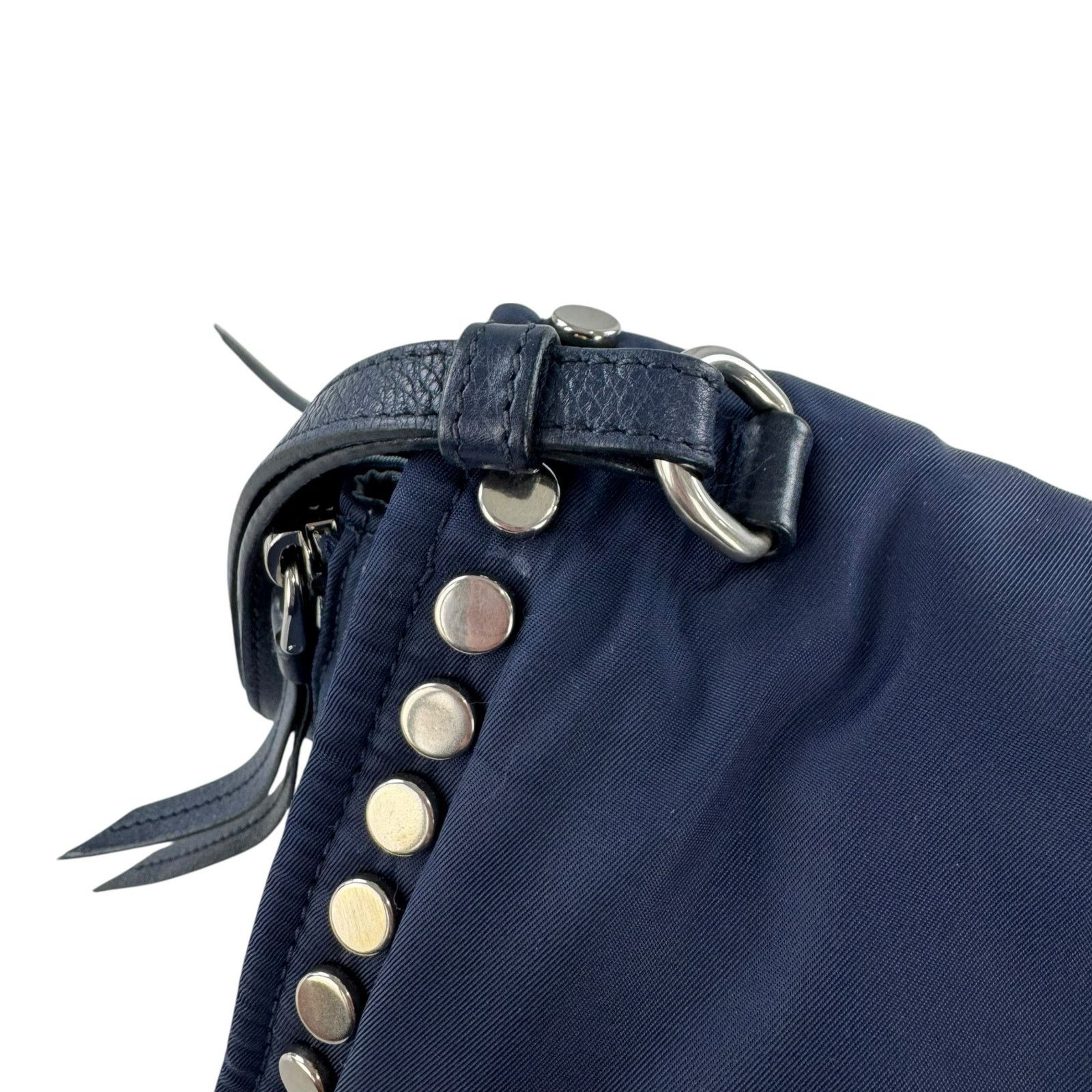 Prada Prada Studded Nylon Shoulder Bag Size ONE SIZE - 15 Thumbnail