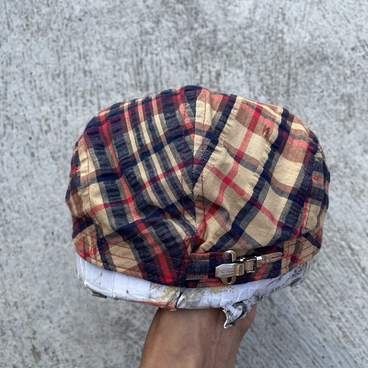 Japanese Brand × Vintage Vintage Tartan flat cap by skyline Size ONE SIZE - 3 Thumbnail